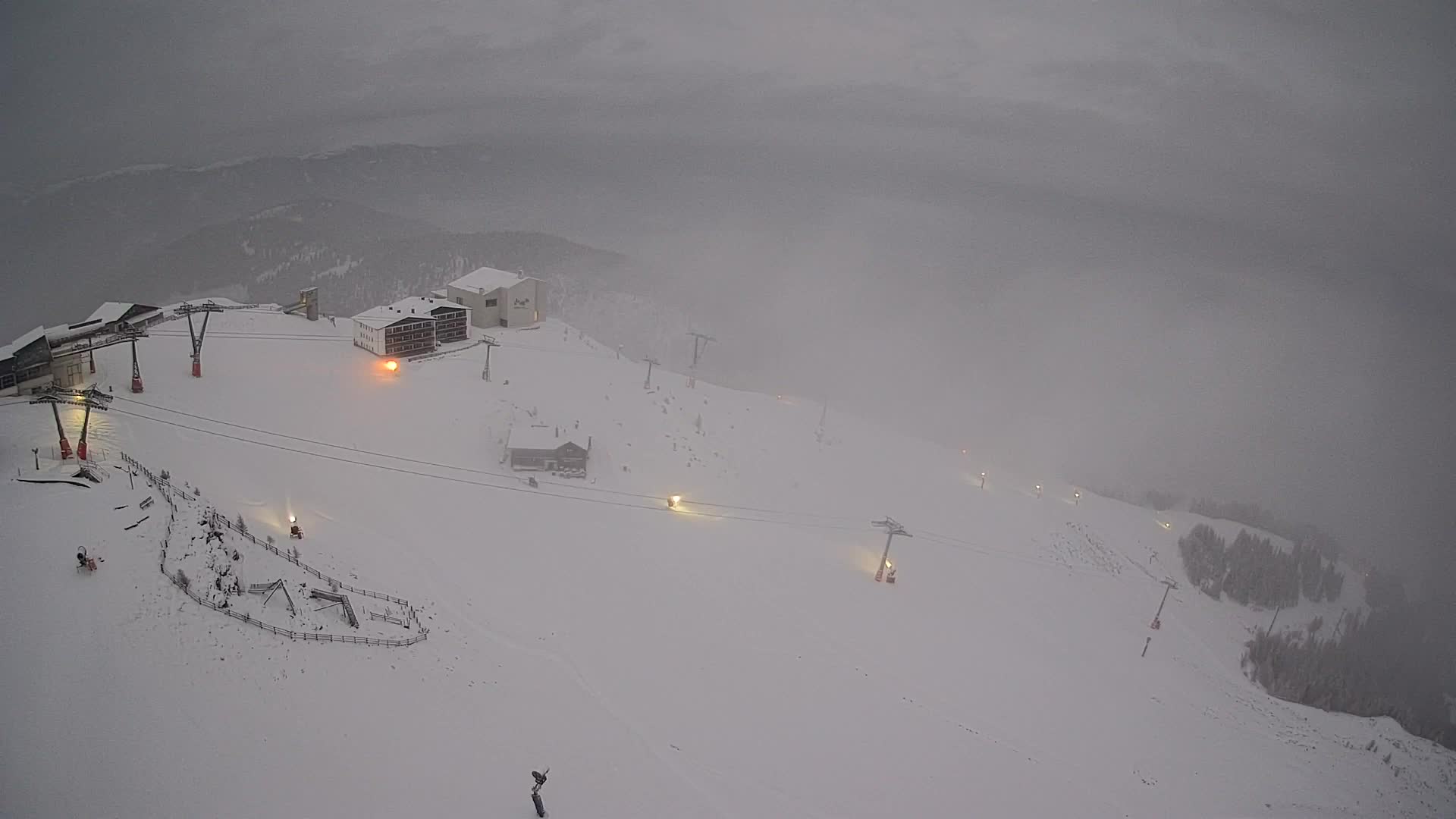 Kronplatz peak Ski resort | view to Bruneck