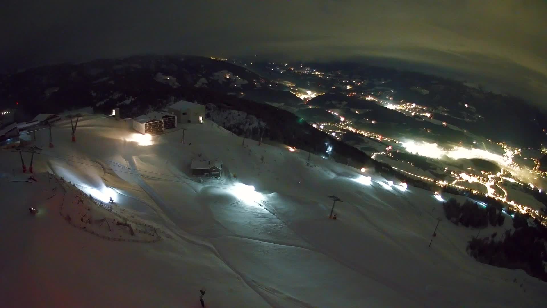 Skigebiet Kronplatz Gipfel | Blick auf Bruneck