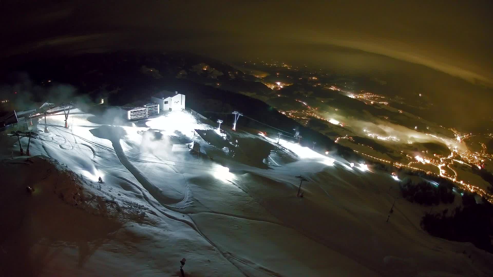 Skigebiet Kronplatz Gipfel | Blick auf Bruneck