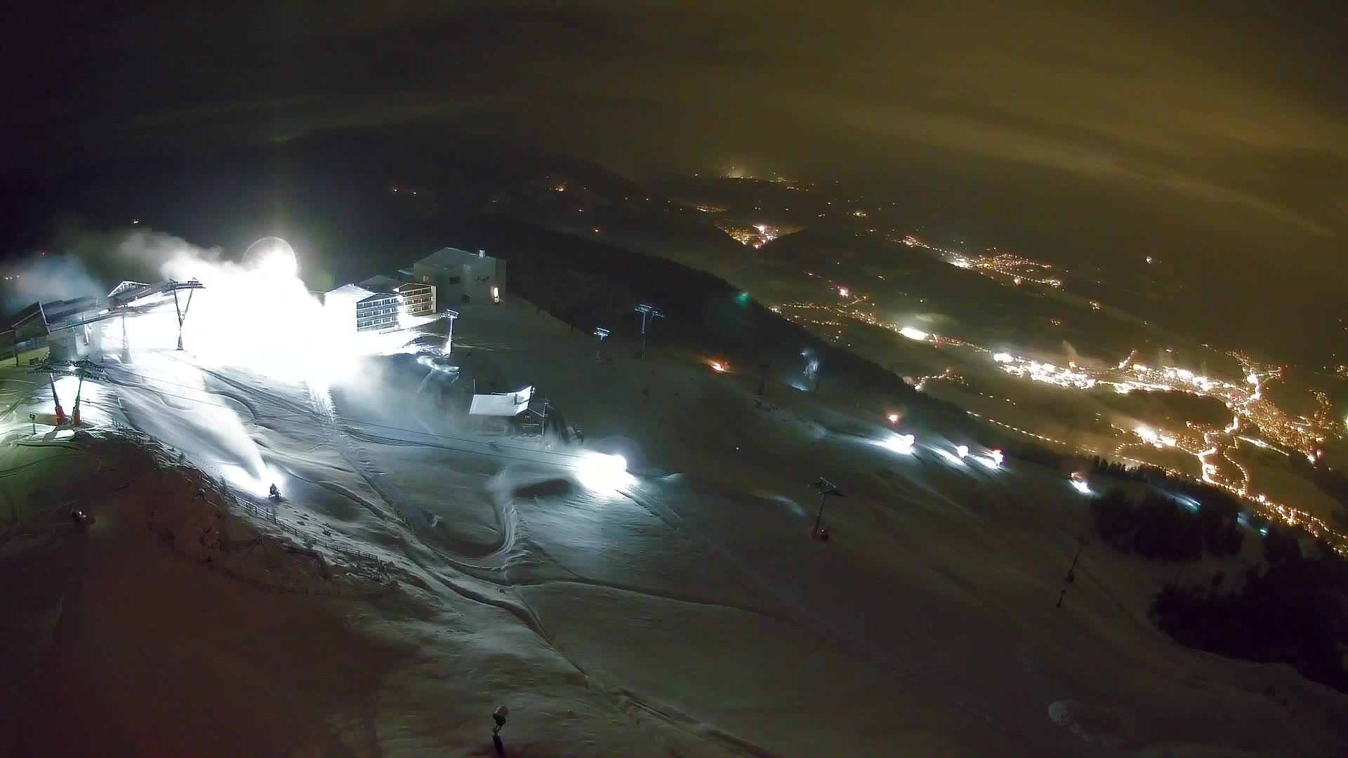 Kronplatz peak Ski resort | view to Bruneck