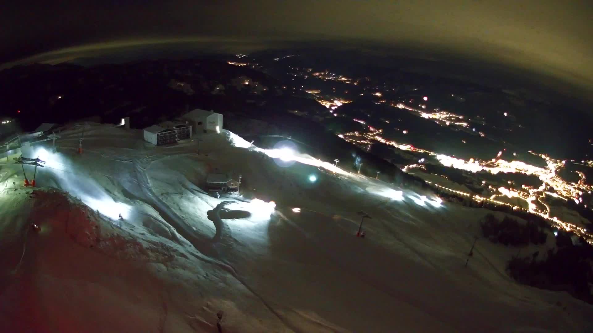 Kronplatz peak Ski resort | view to Bruneck