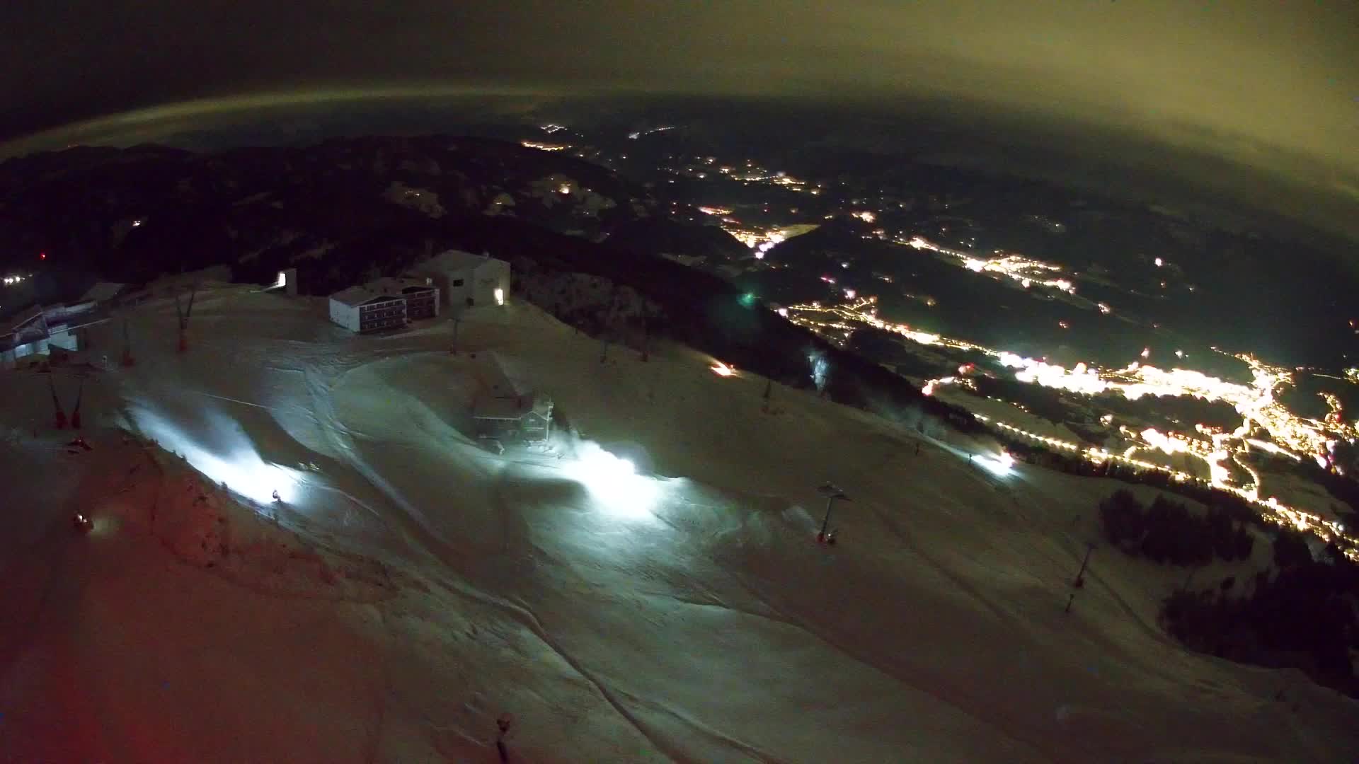 Kronplatz peak Ski resort | view to Bruneck