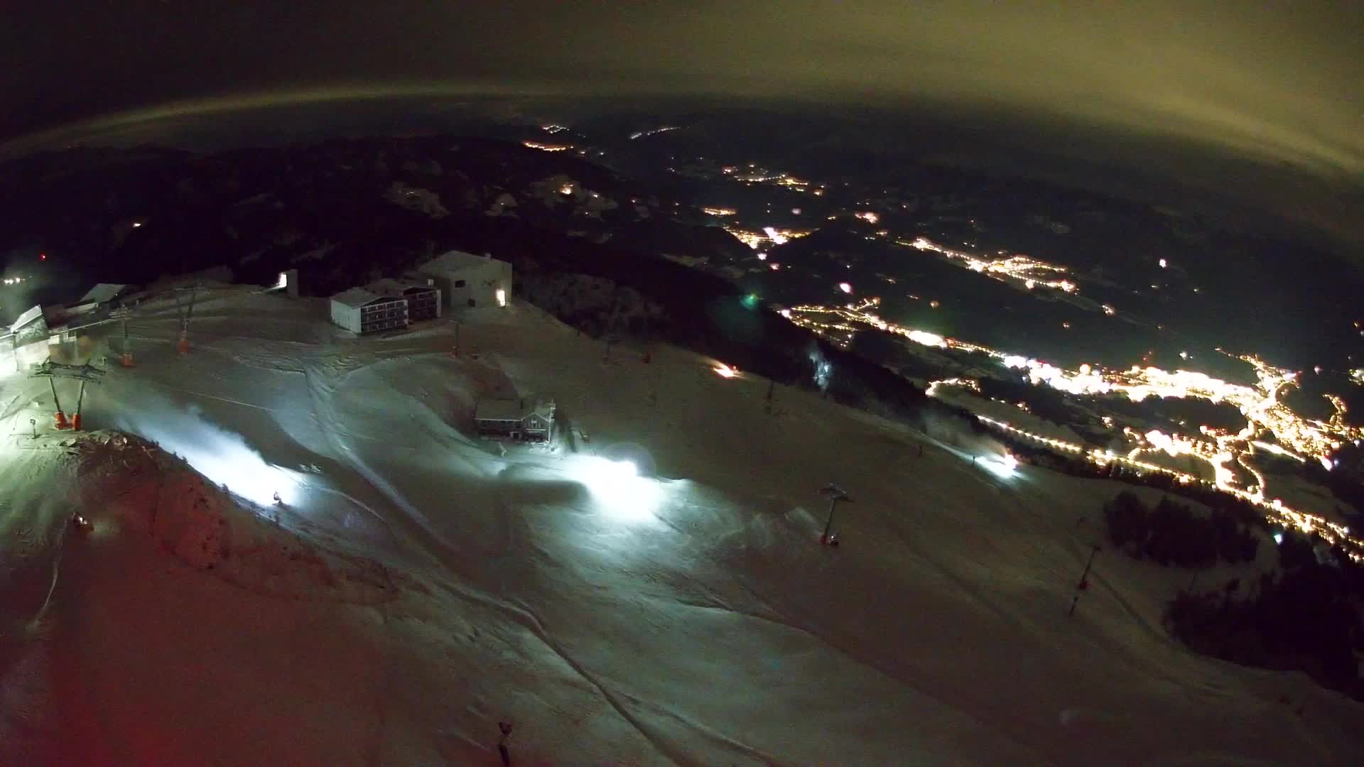 Kronplatz peak Ski resort | view to Bruneck