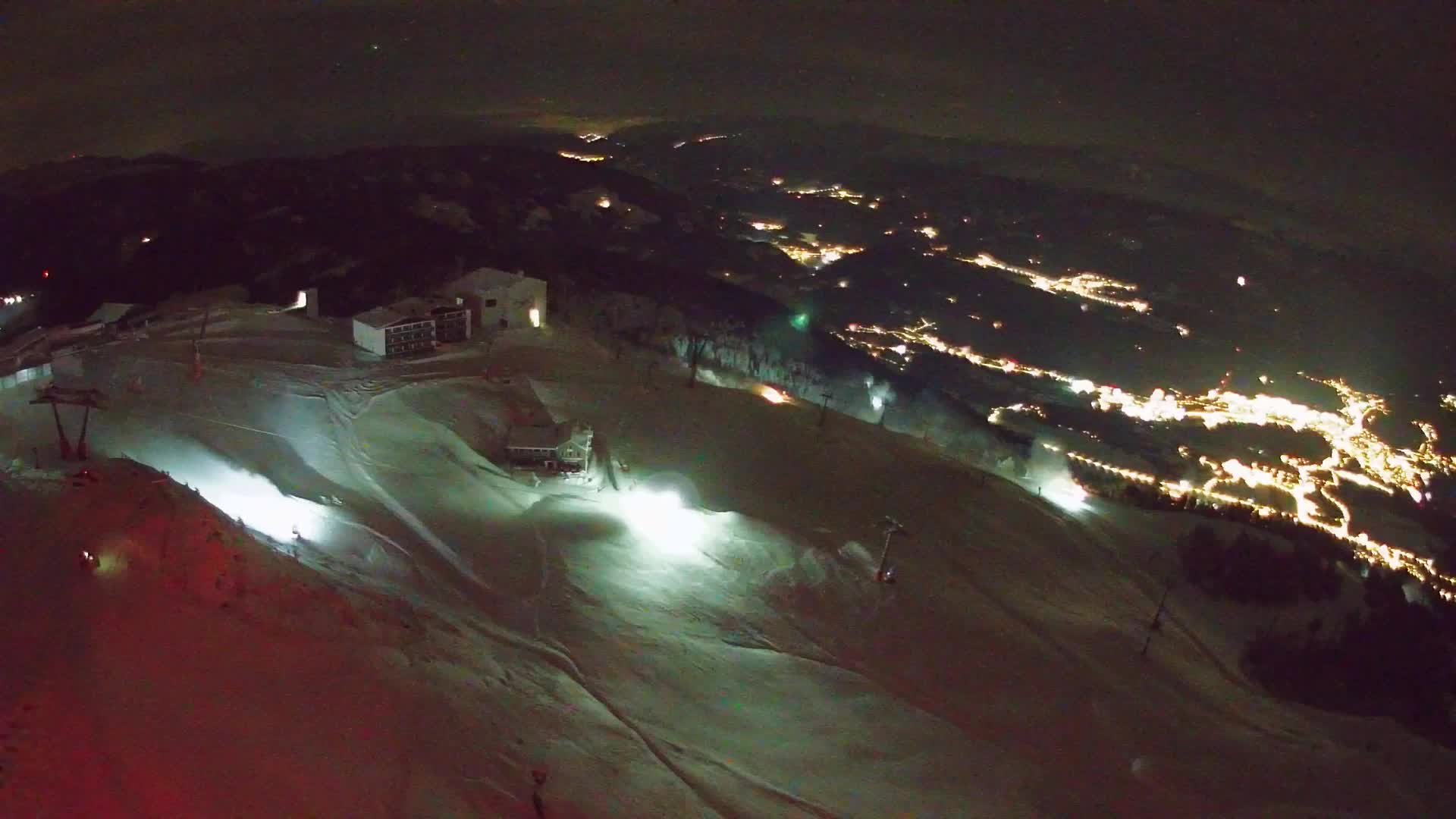 Skigebiet Kronplatz Gipfel | Blick auf Bruneck
