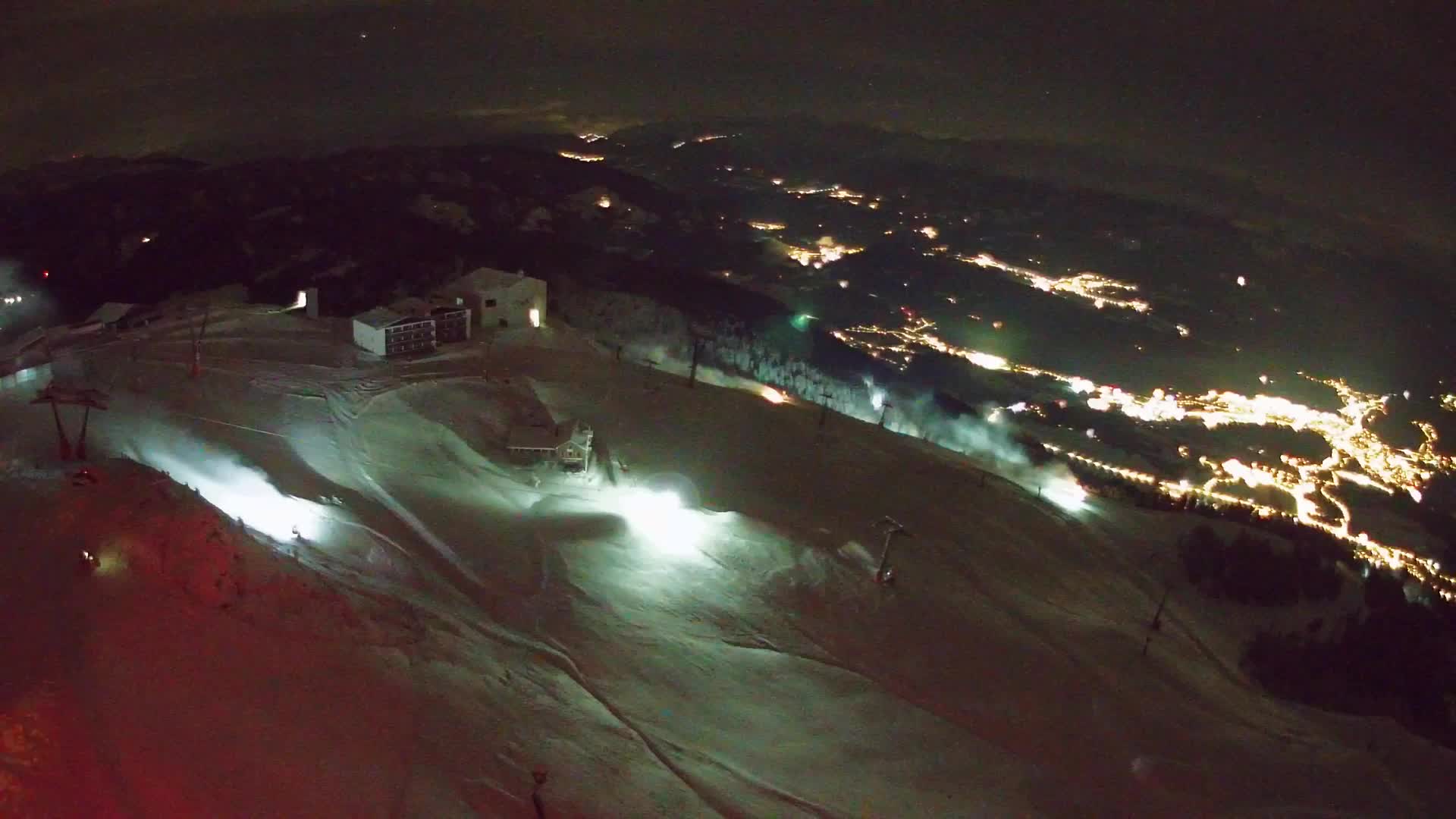 Skigebiet Kronplatz Gipfel | Blick auf Bruneck
