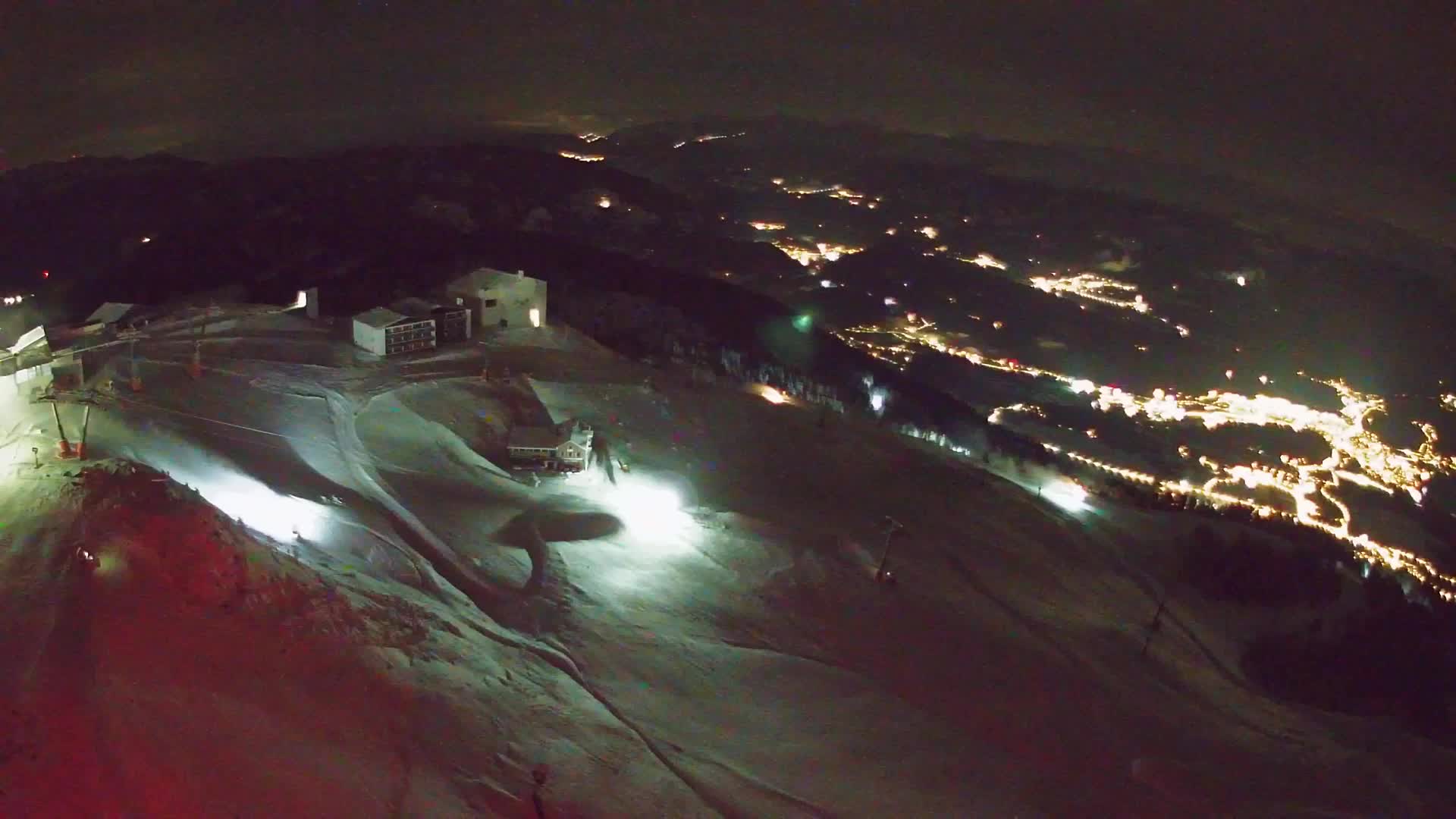 Skigebiet Kronplatz Gipfel | Blick auf Bruneck