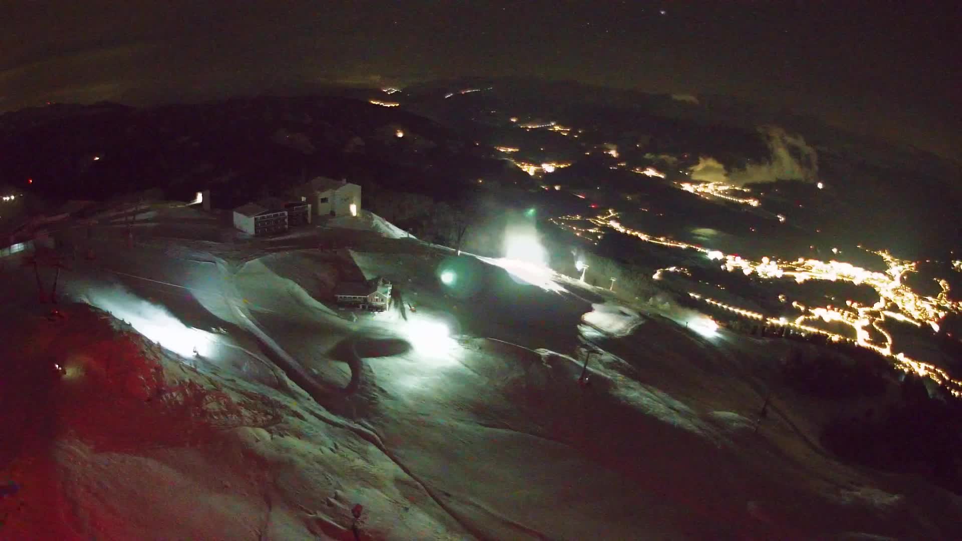 Kronplatz peak Ski resort | view to Bruneck