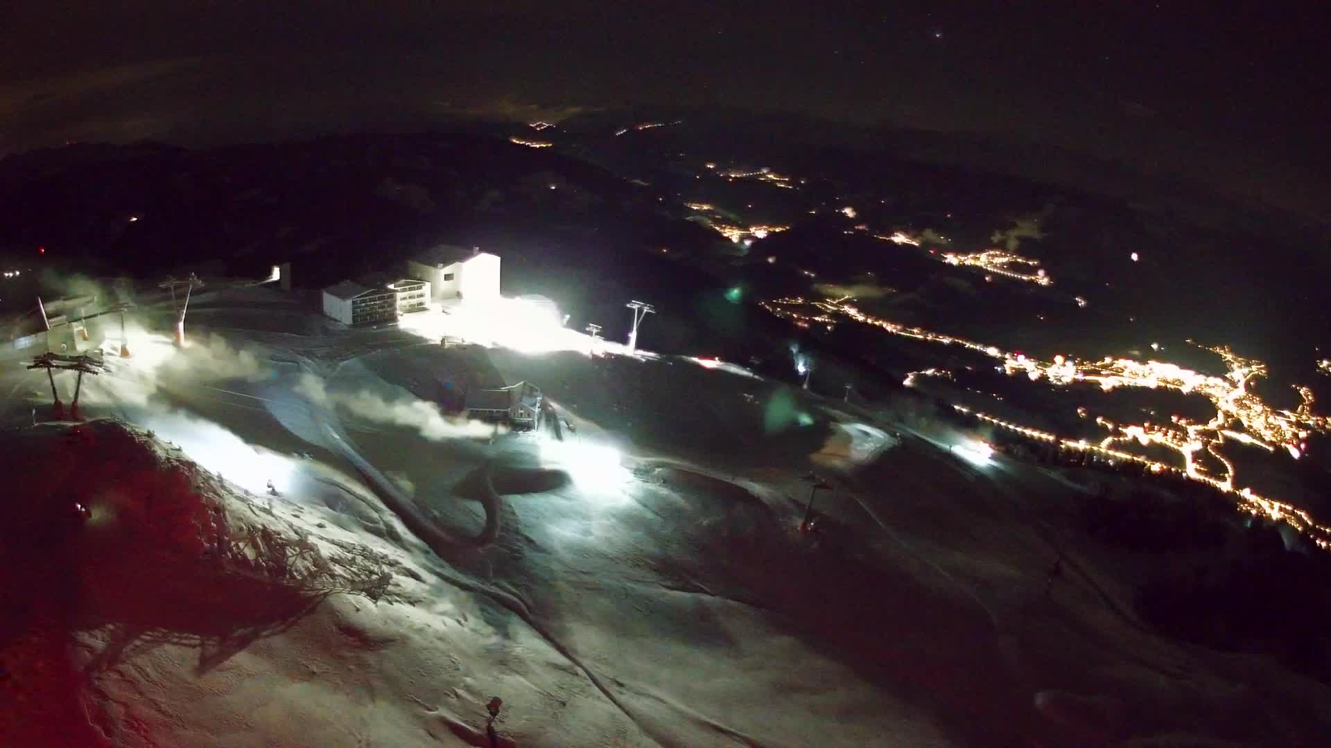 Kronplatz peak Ski resort | view to Bruneck