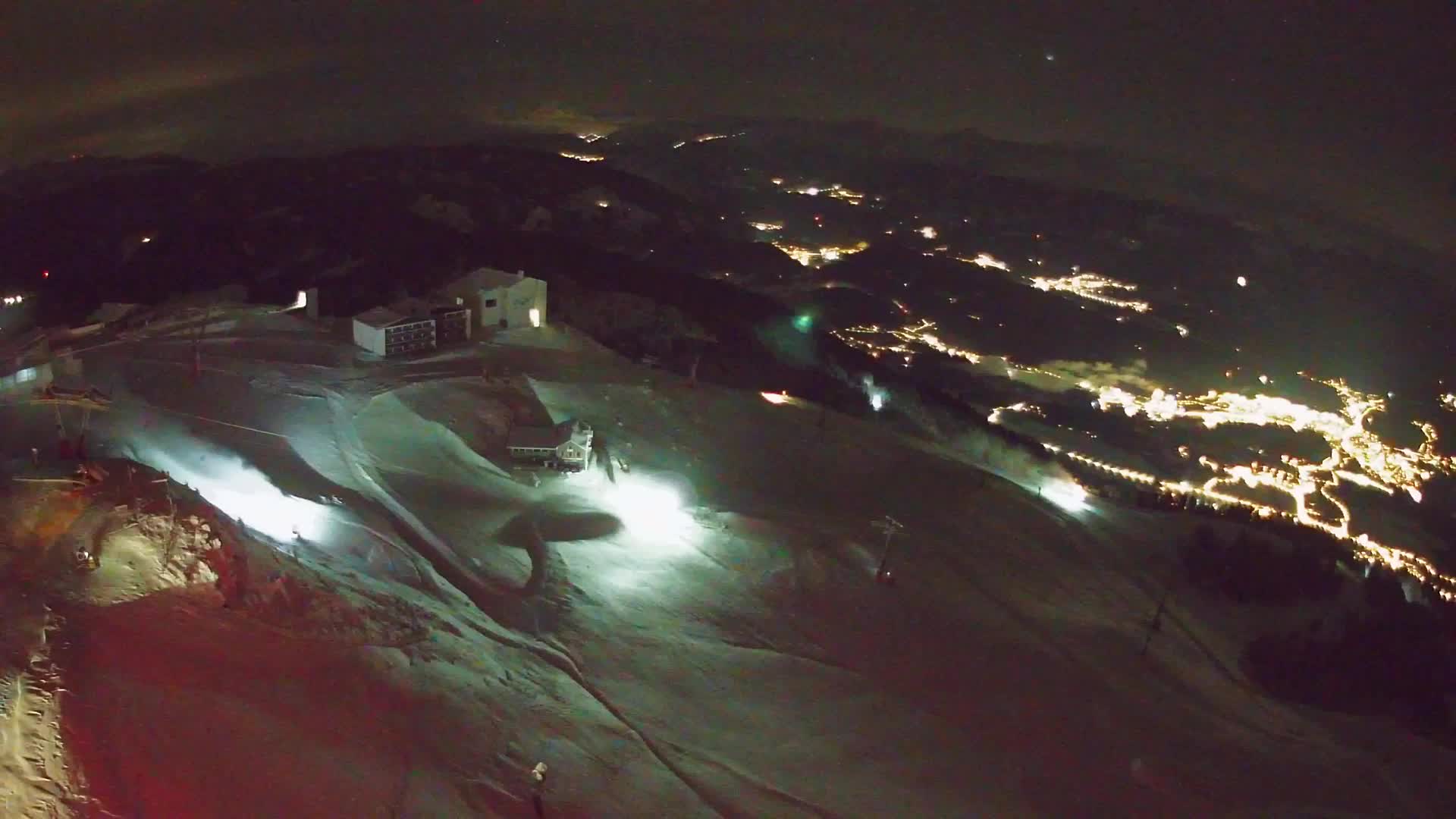 Kronplatz peak Ski resort | view to Bruneck