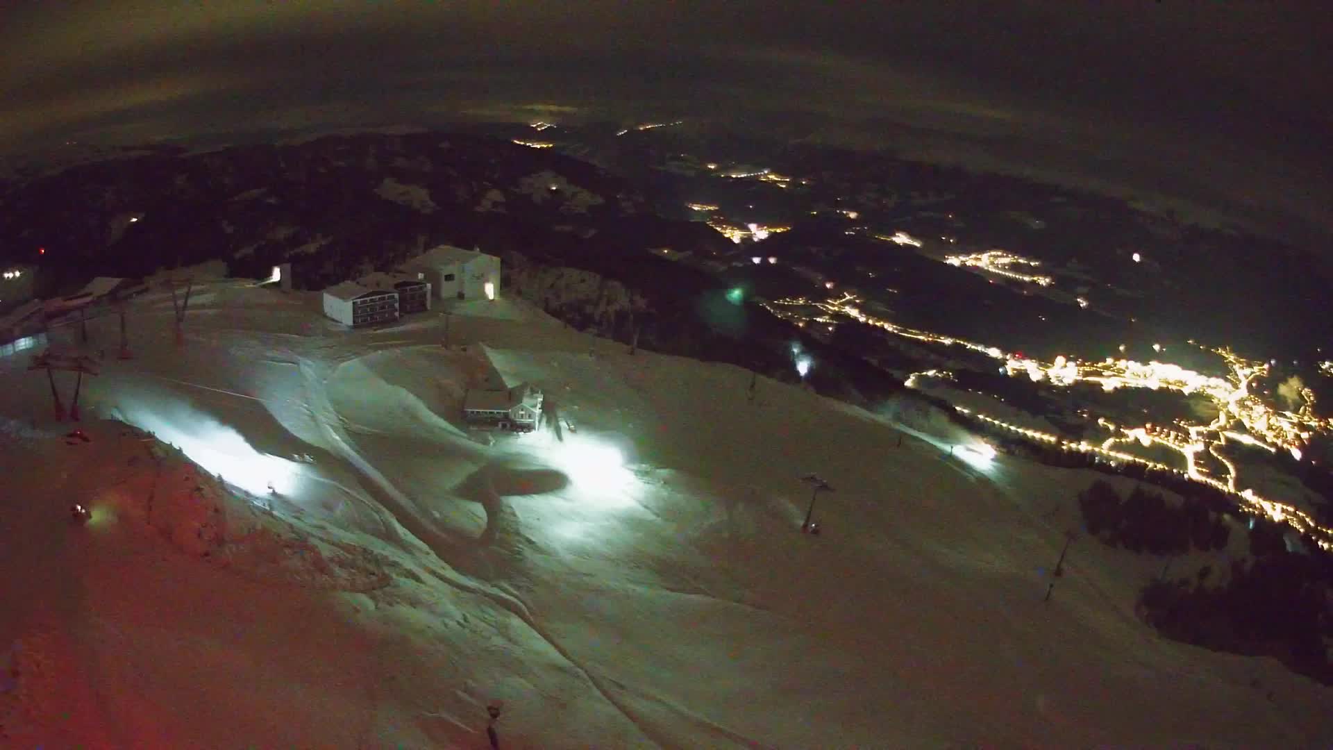 Kronplatz peak Ski resort | view to Bruneck