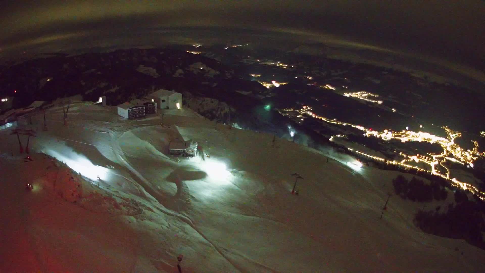 Kronplatz peak Ski resort | view to Bruneck