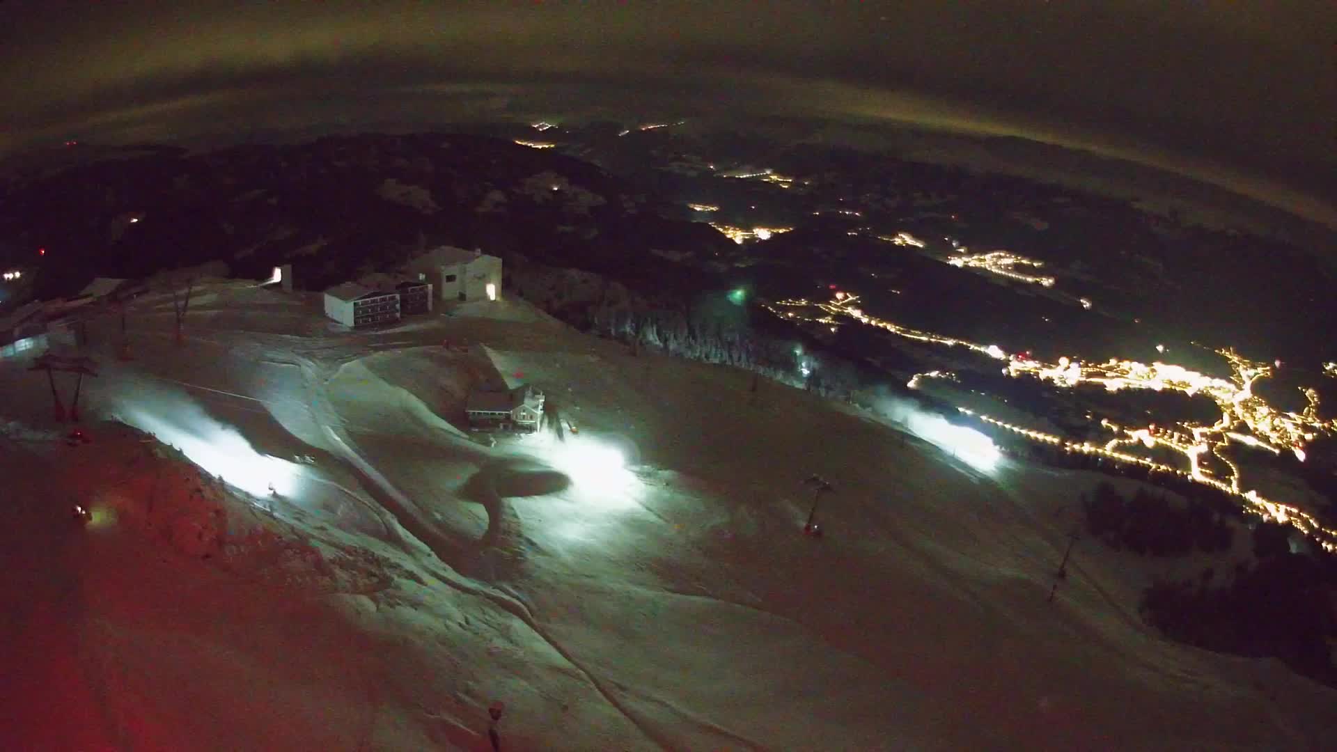 Kronplatz peak Ski resort | view to Bruneck