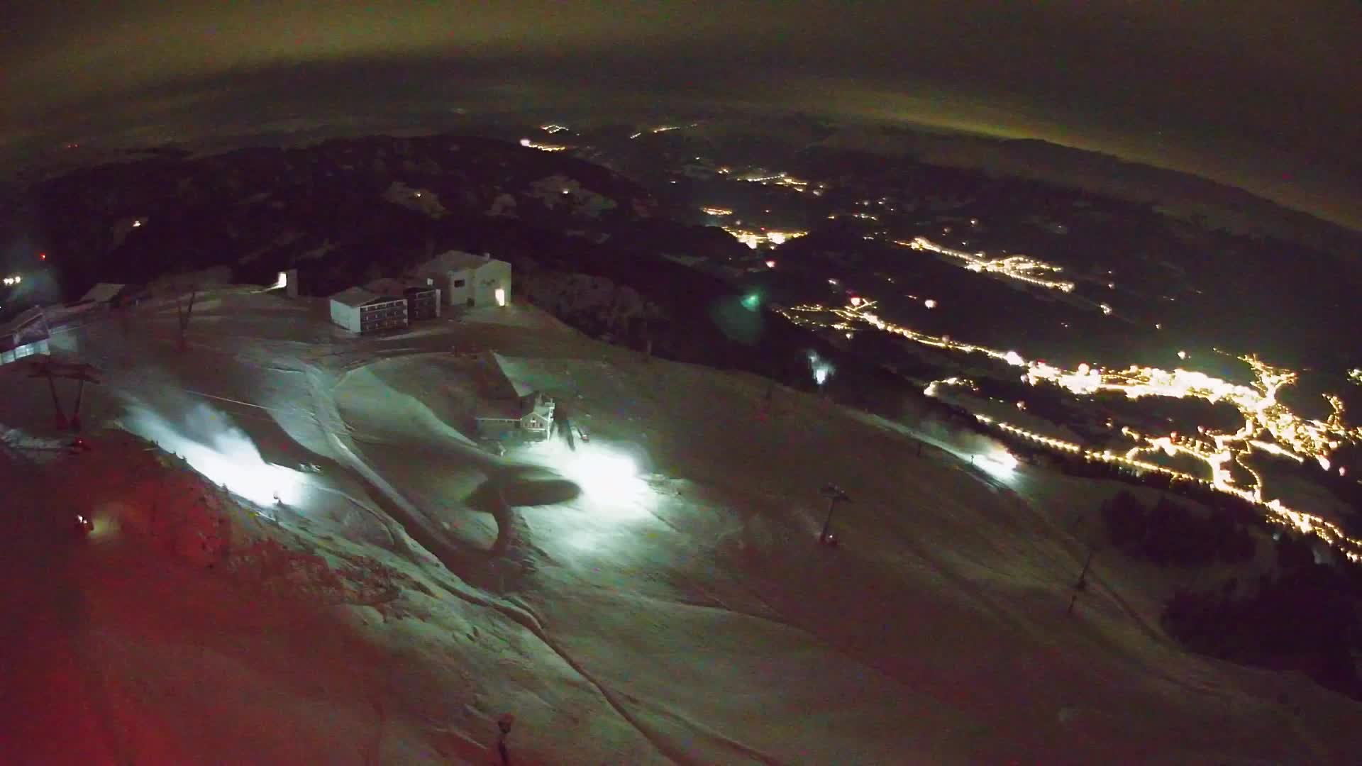 Kronplatz peak Ski resort | view to Bruneck