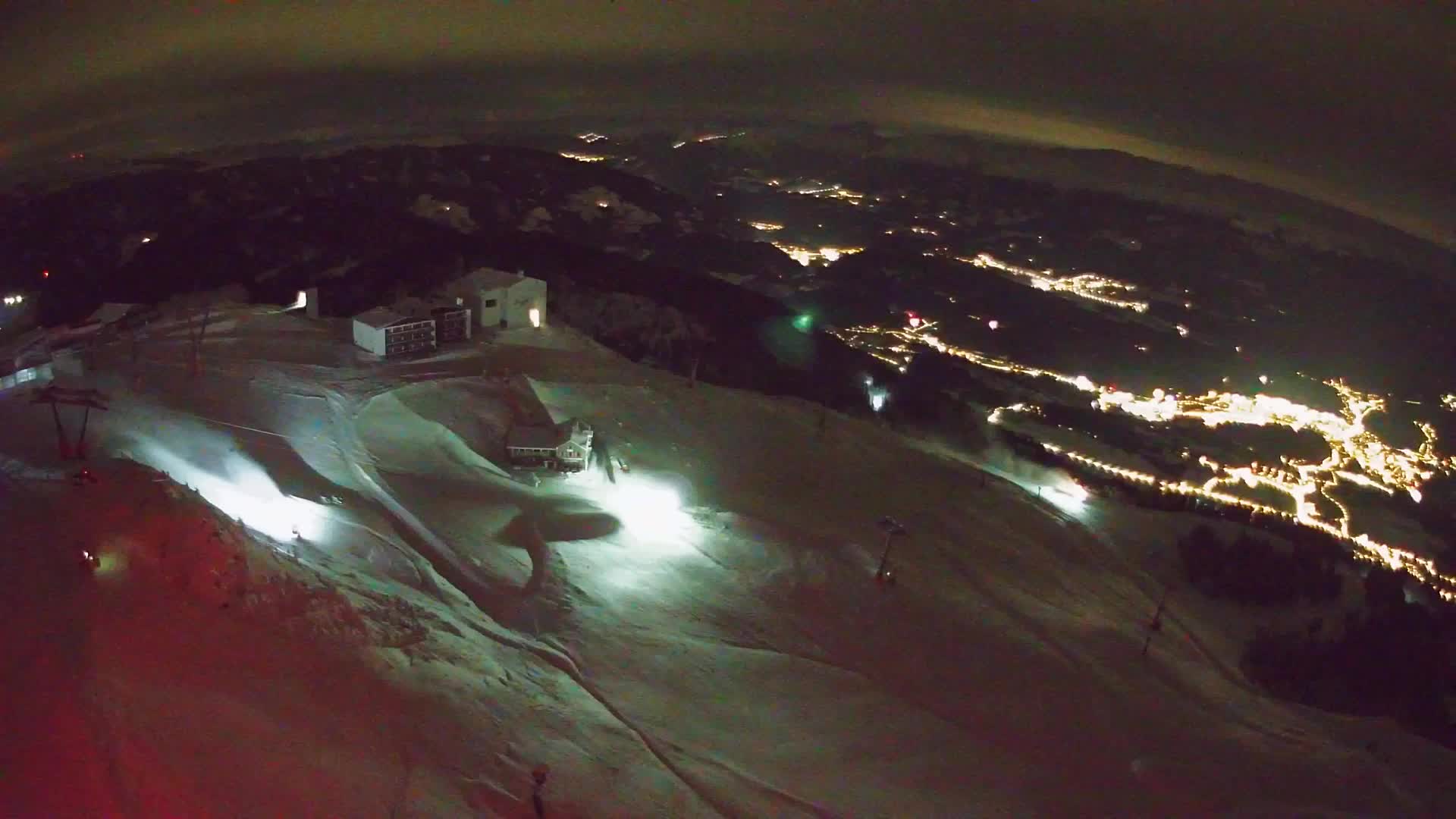 Kronplatz peak Ski resort | view to Bruneck