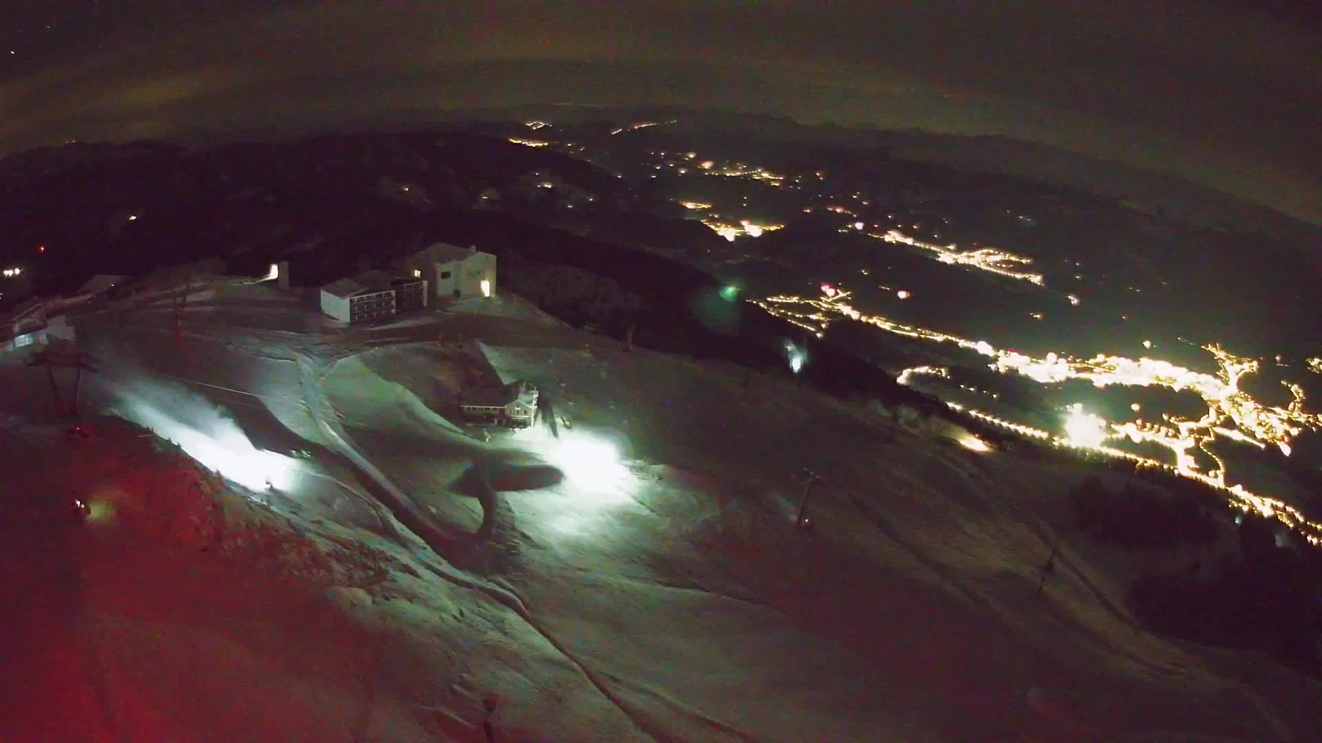 Skigebiet Kronplatz Gipfel | Blick auf Bruneck