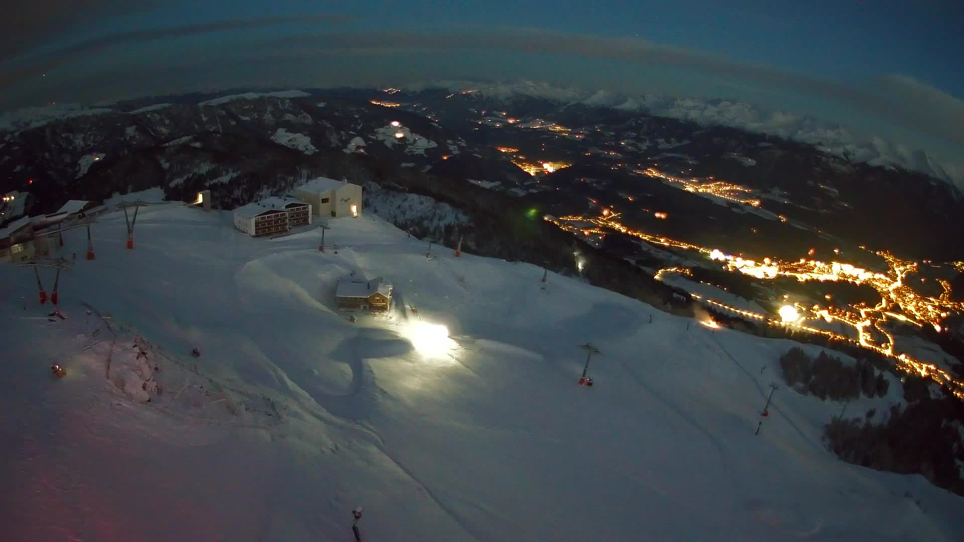 Skigebiet Kronplatz Gipfel | Blick auf Bruneck