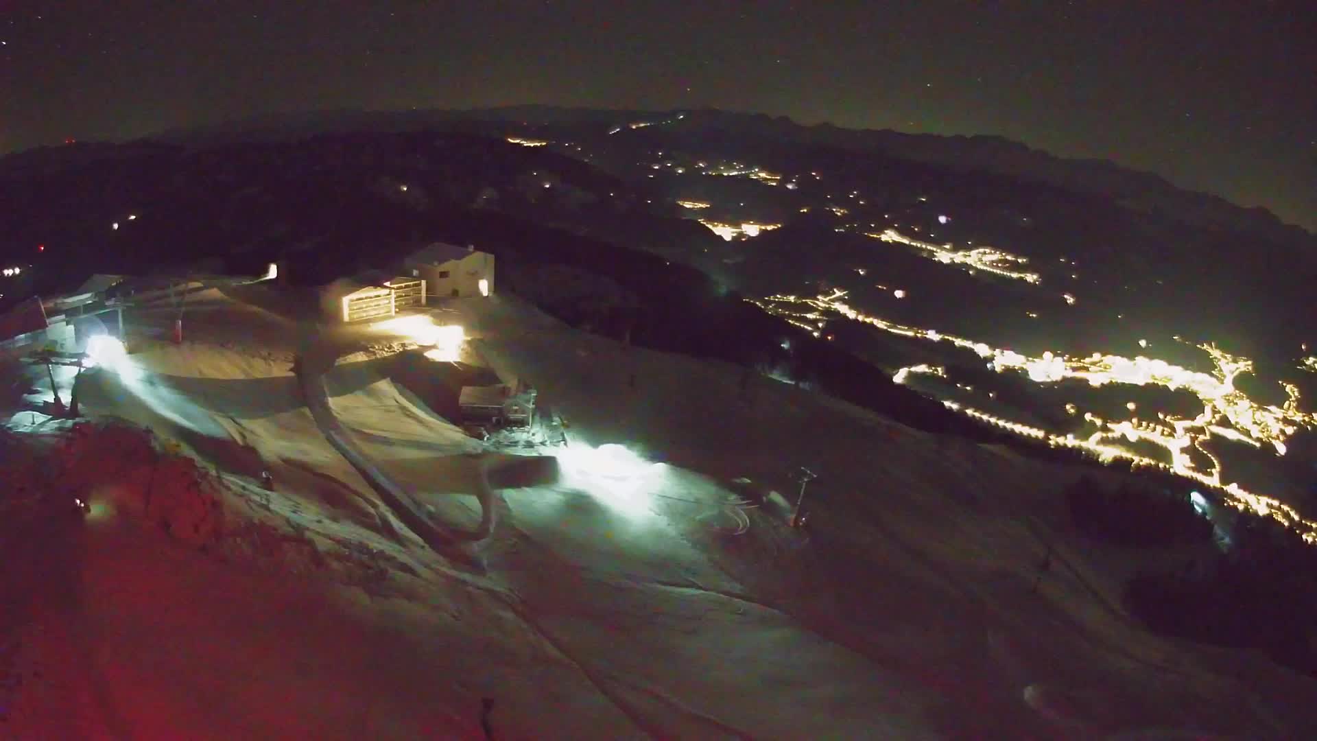 Skigebiet Kronplatz Gipfel | Blick auf Bruneck