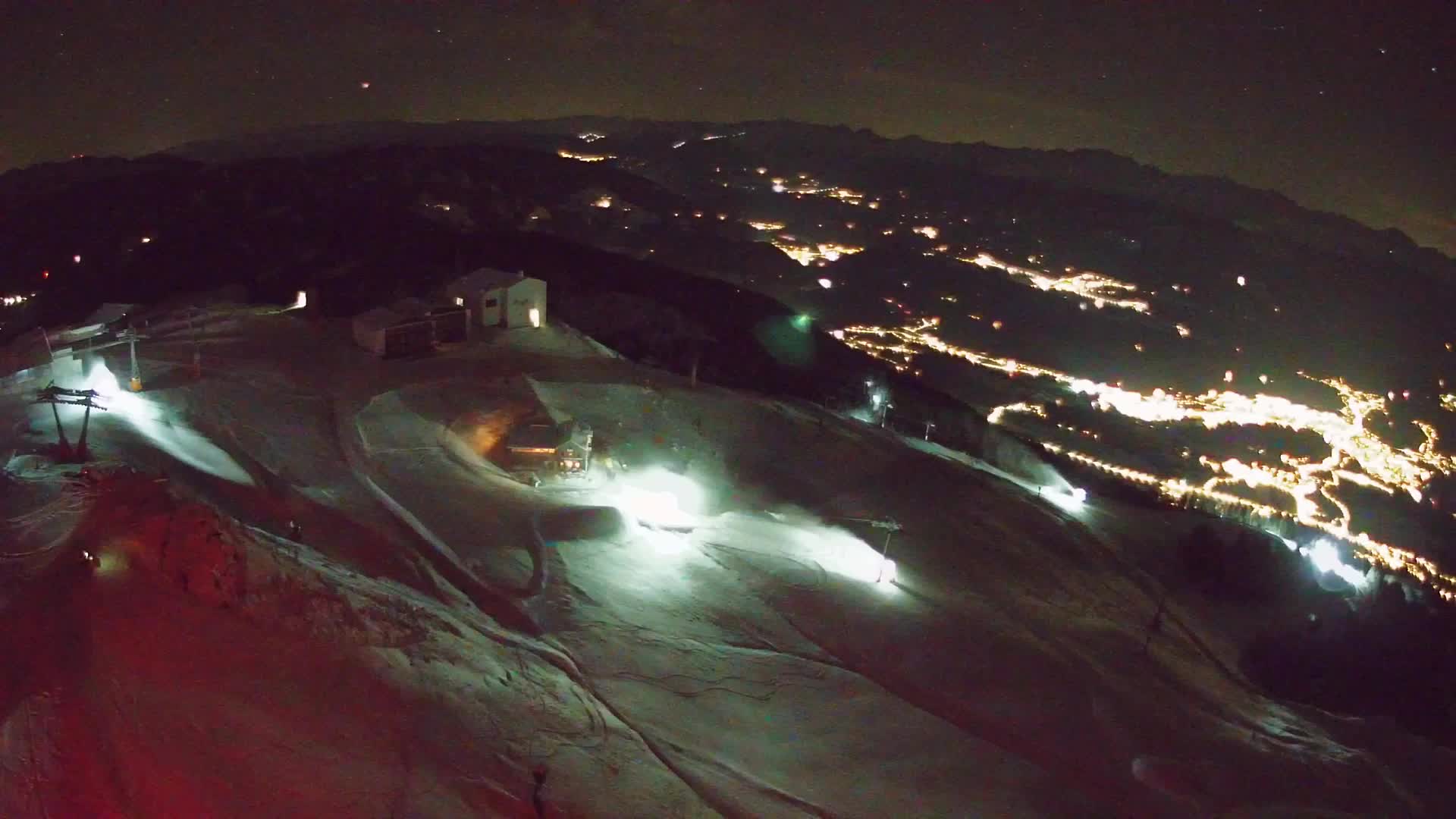 Skigebiet Kronplatz Gipfel | Blick auf Bruneck