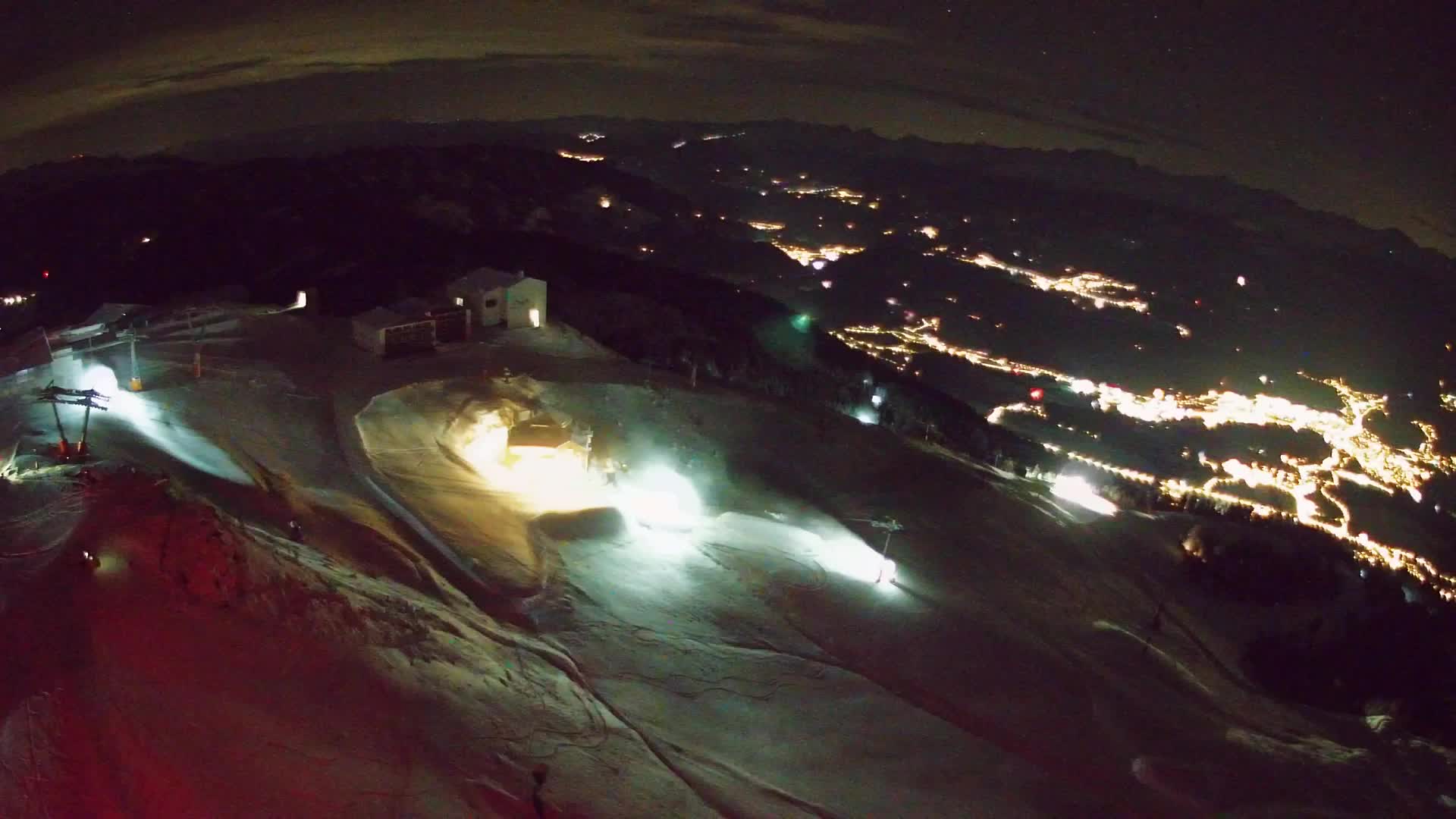 Skigebiet Kronplatz Gipfel | Blick auf Bruneck