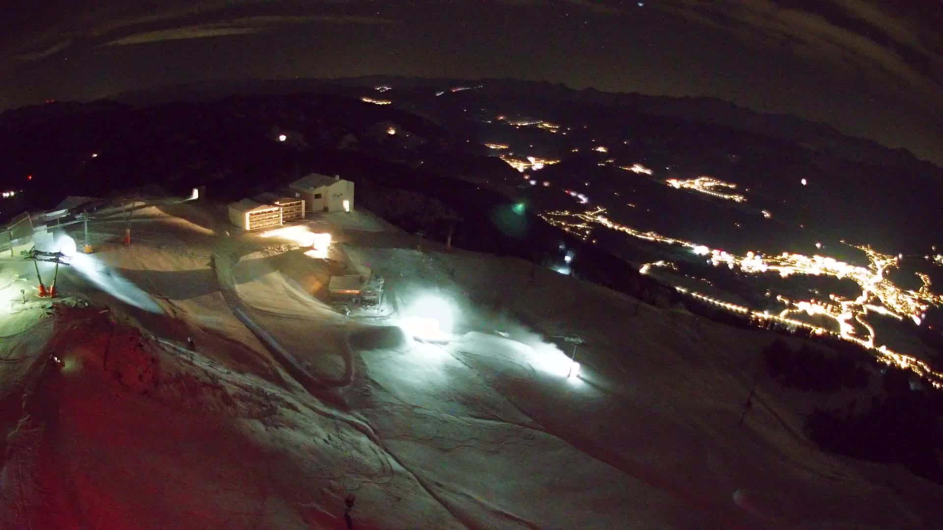 Skigebiet Kronplatz Gipfel | Blick auf Bruneck