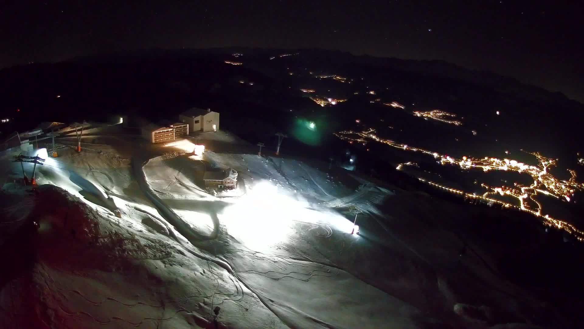 Kronplatz peak Ski resort | view to Bruneck