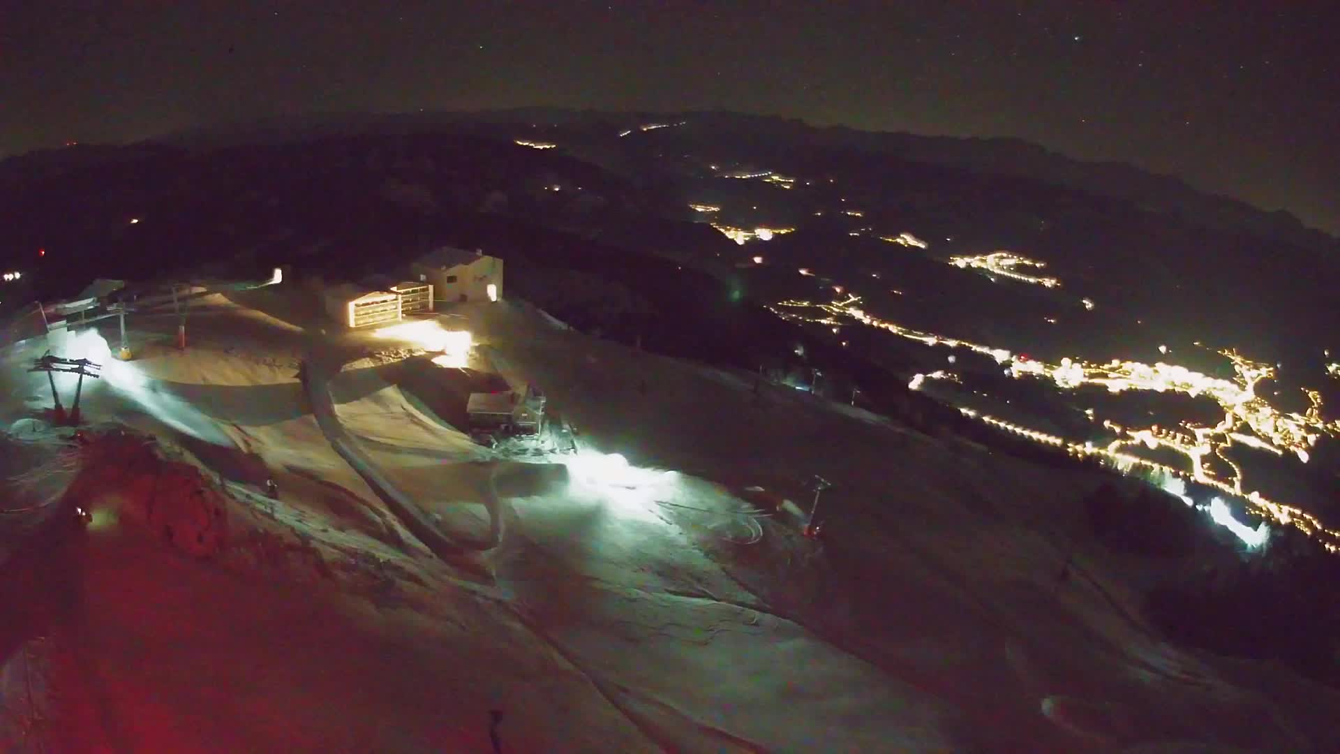 Kronplatz peak Ski resort | view to Bruneck
