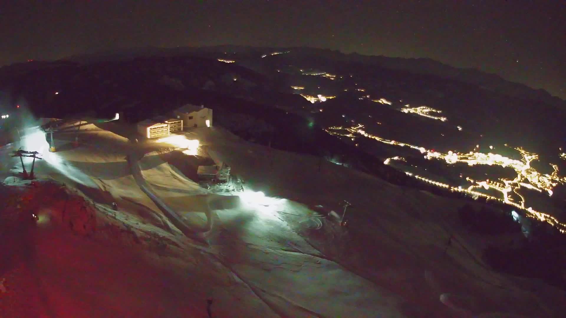 Skigebiet Kronplatz Gipfel | Blick auf Bruneck