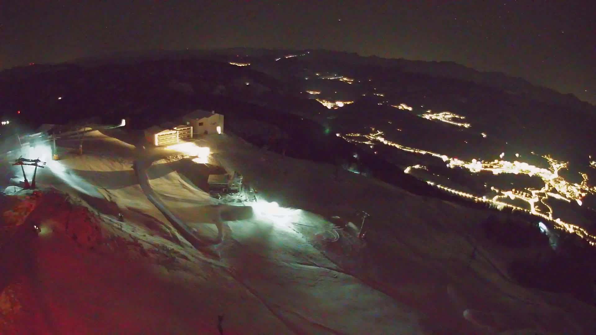 Kronplatz peak Ski resort | view to Bruneck