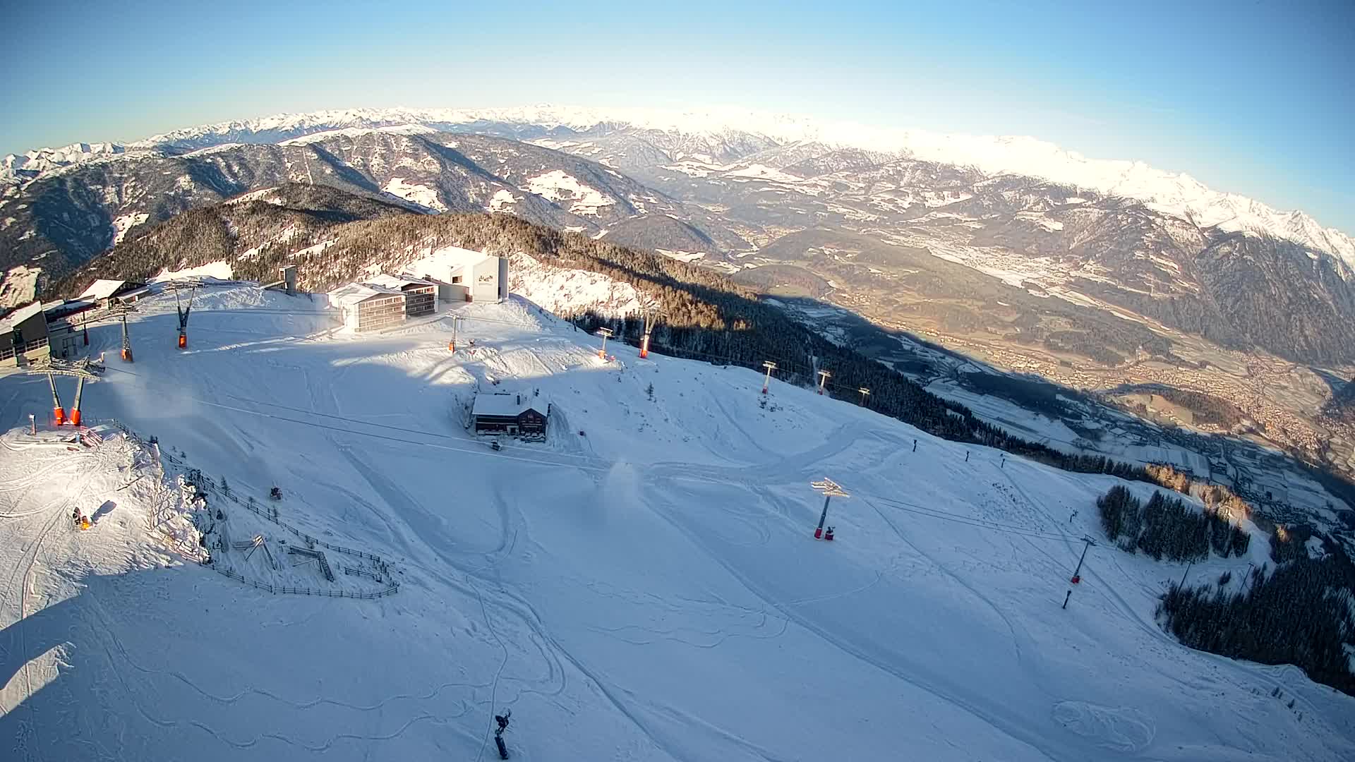 Smučišče Kronplatz – vrh | pogled na Bruneck