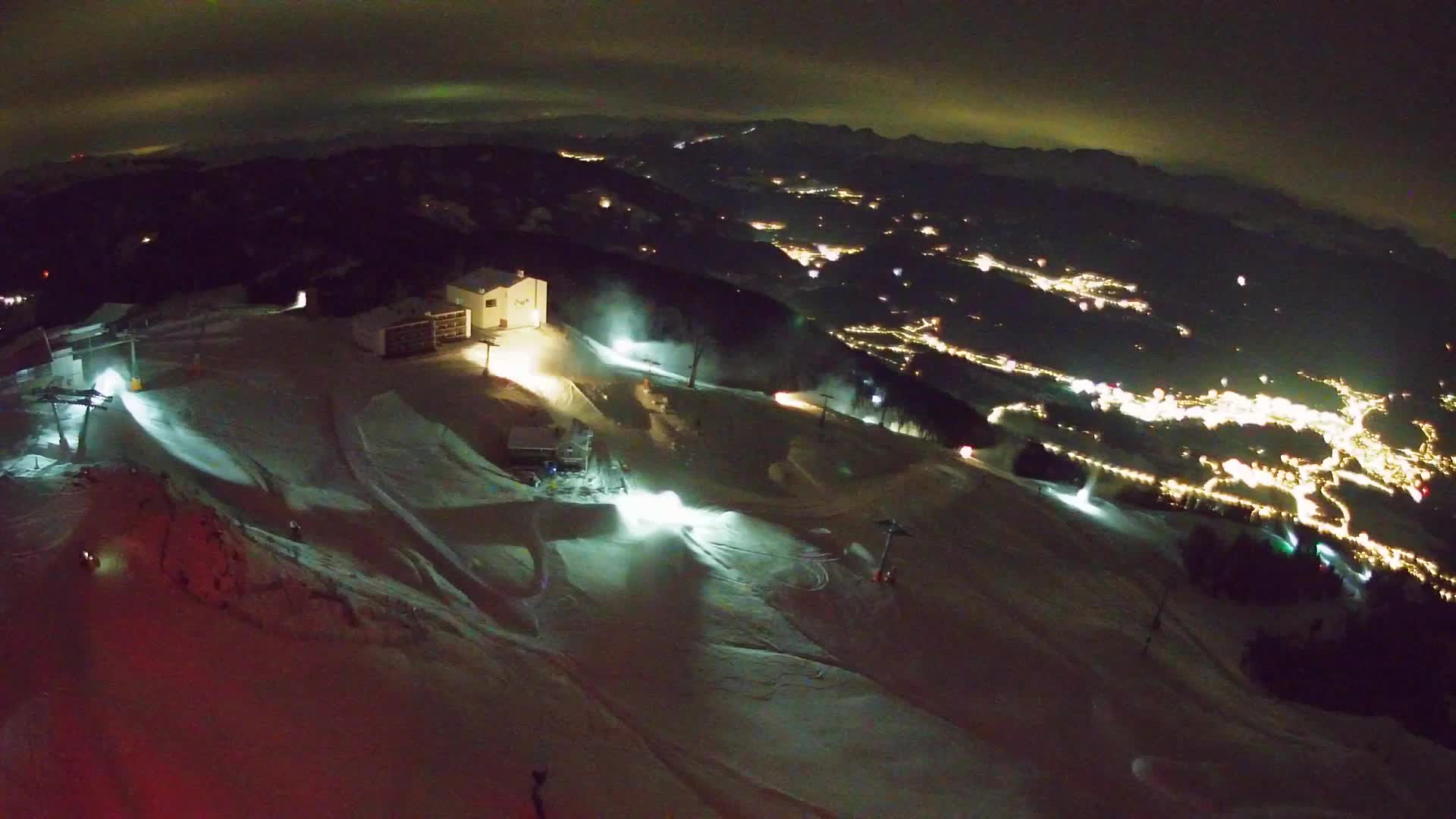 Skigebiet Kronplatz Gipfel | Blick auf Bruneck