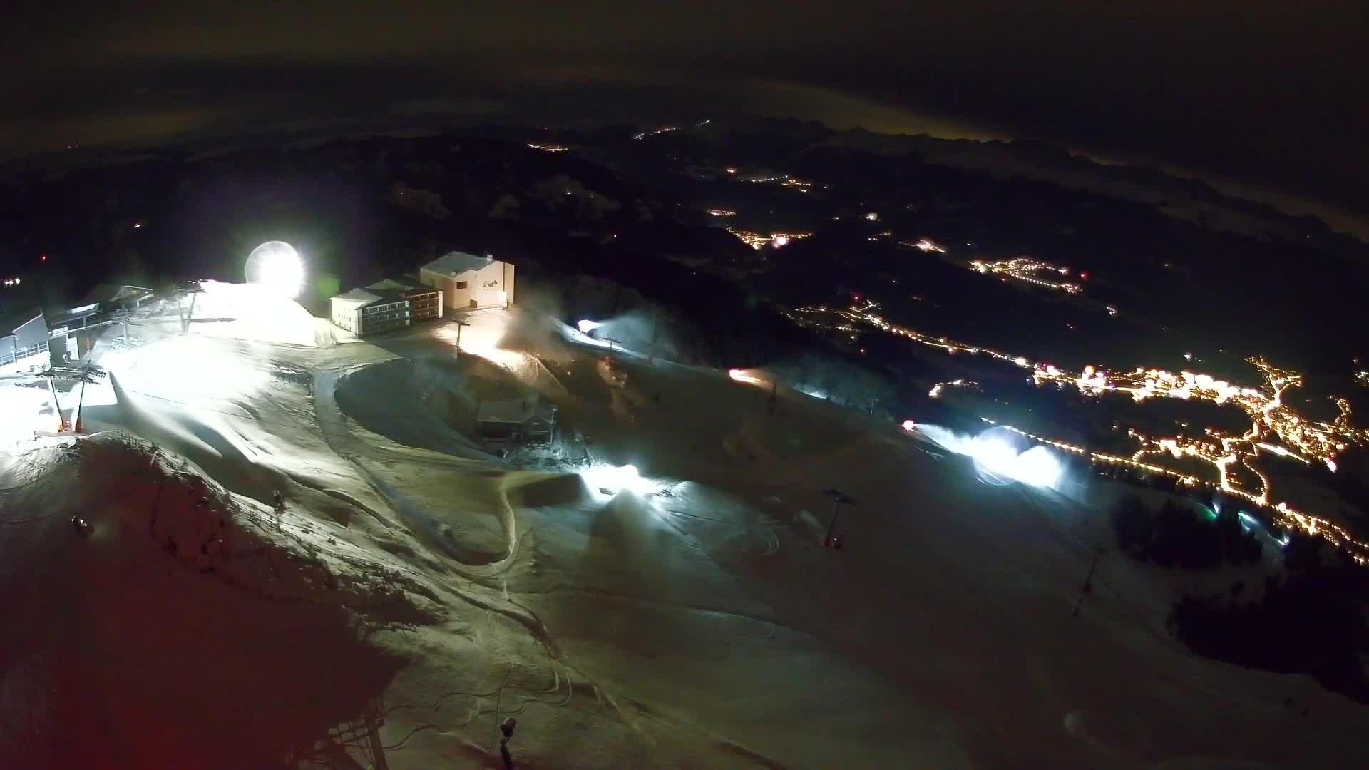 Kronplatz peak Ski resort | view to Bruneck