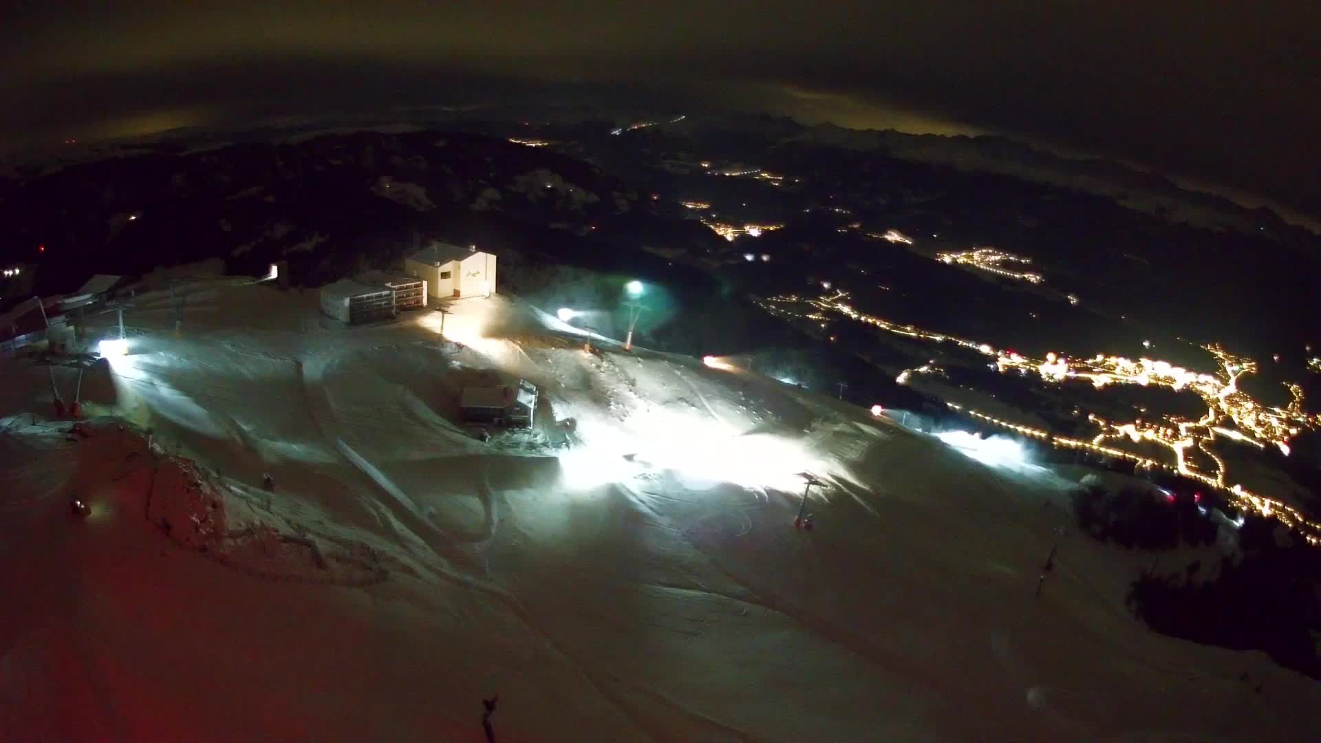 Kronplatz peak Ski resort | view to Bruneck