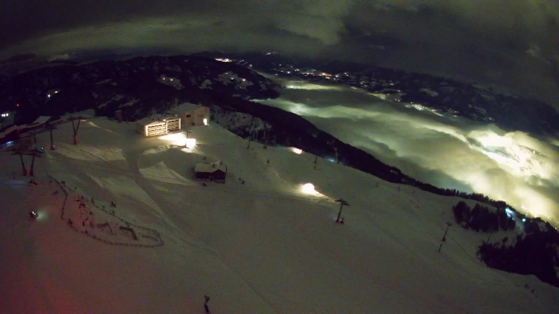 Kronplatz peak Ski resort | view to Bruneck