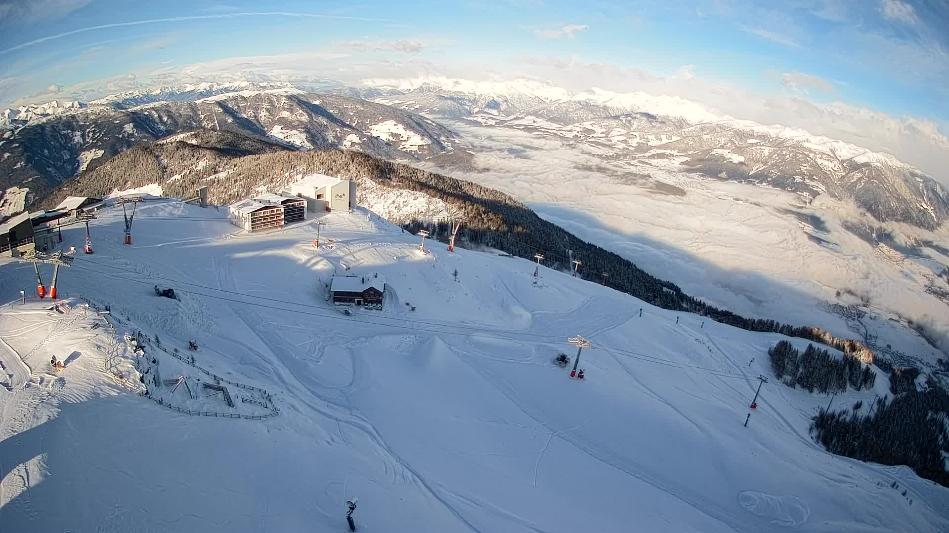 Skijalište Kronplatz – vrh | pogled na Bruneck