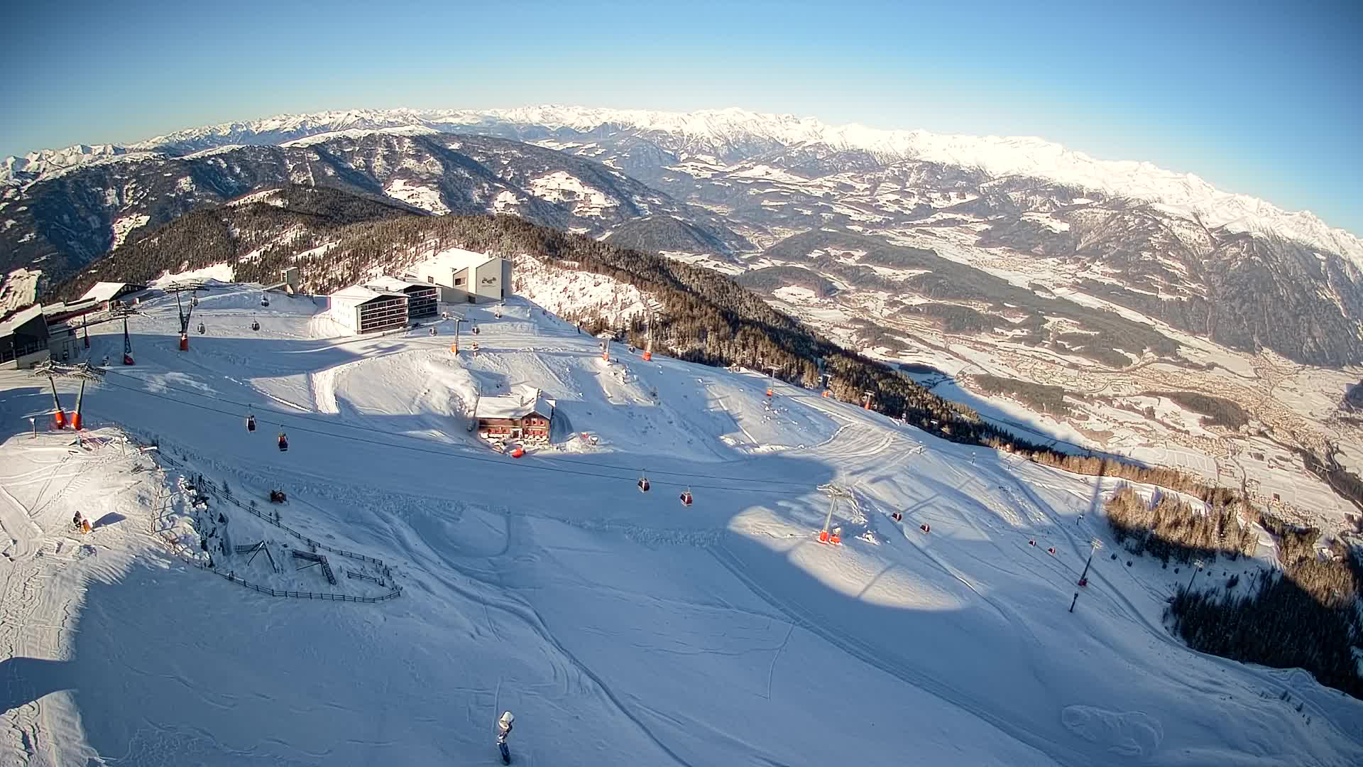 Smučišče Kronplatz – vrh | pogled na Bruneck