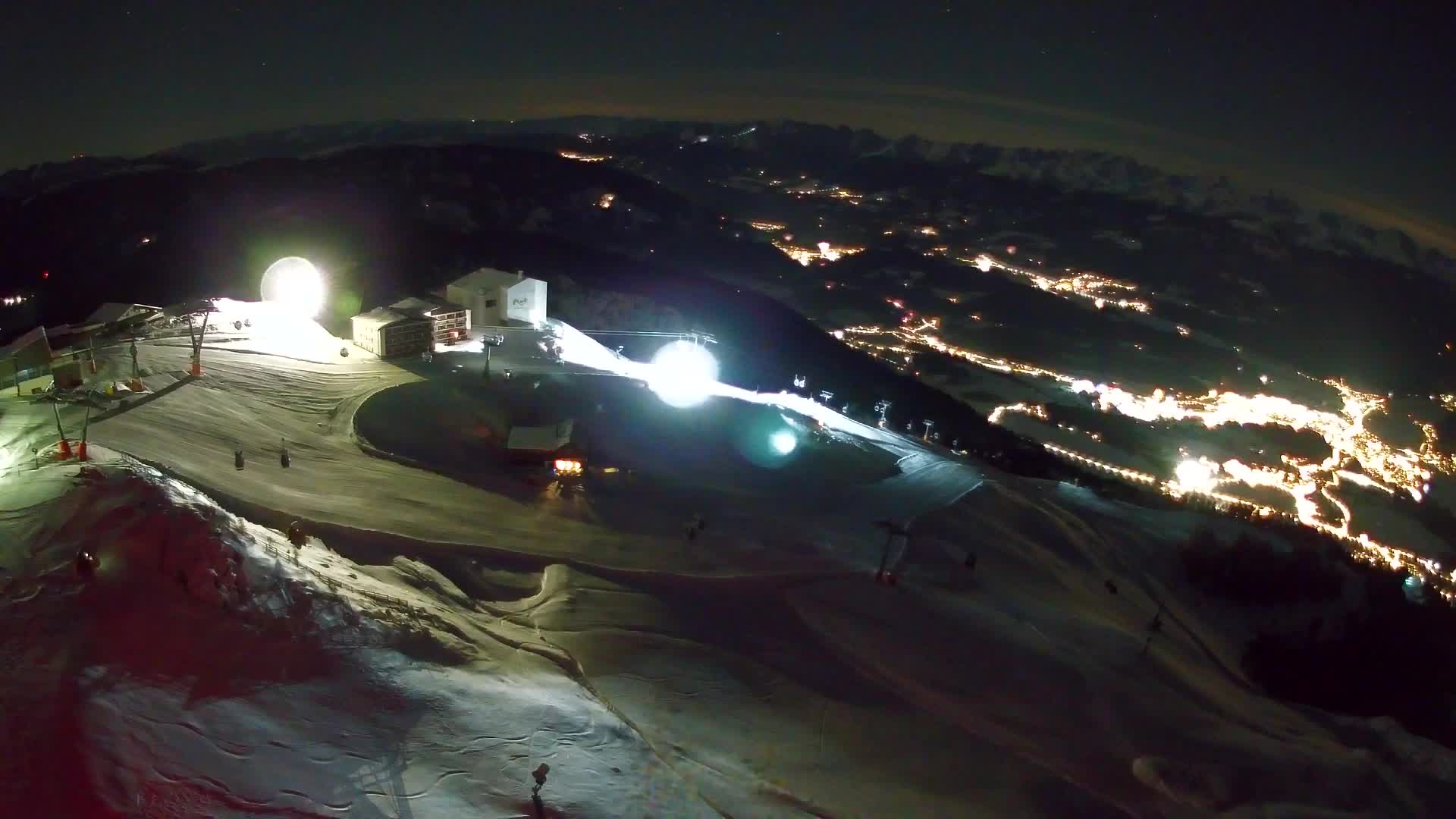 Smučišče Kronplatz – vrh | pogled na Bruneck