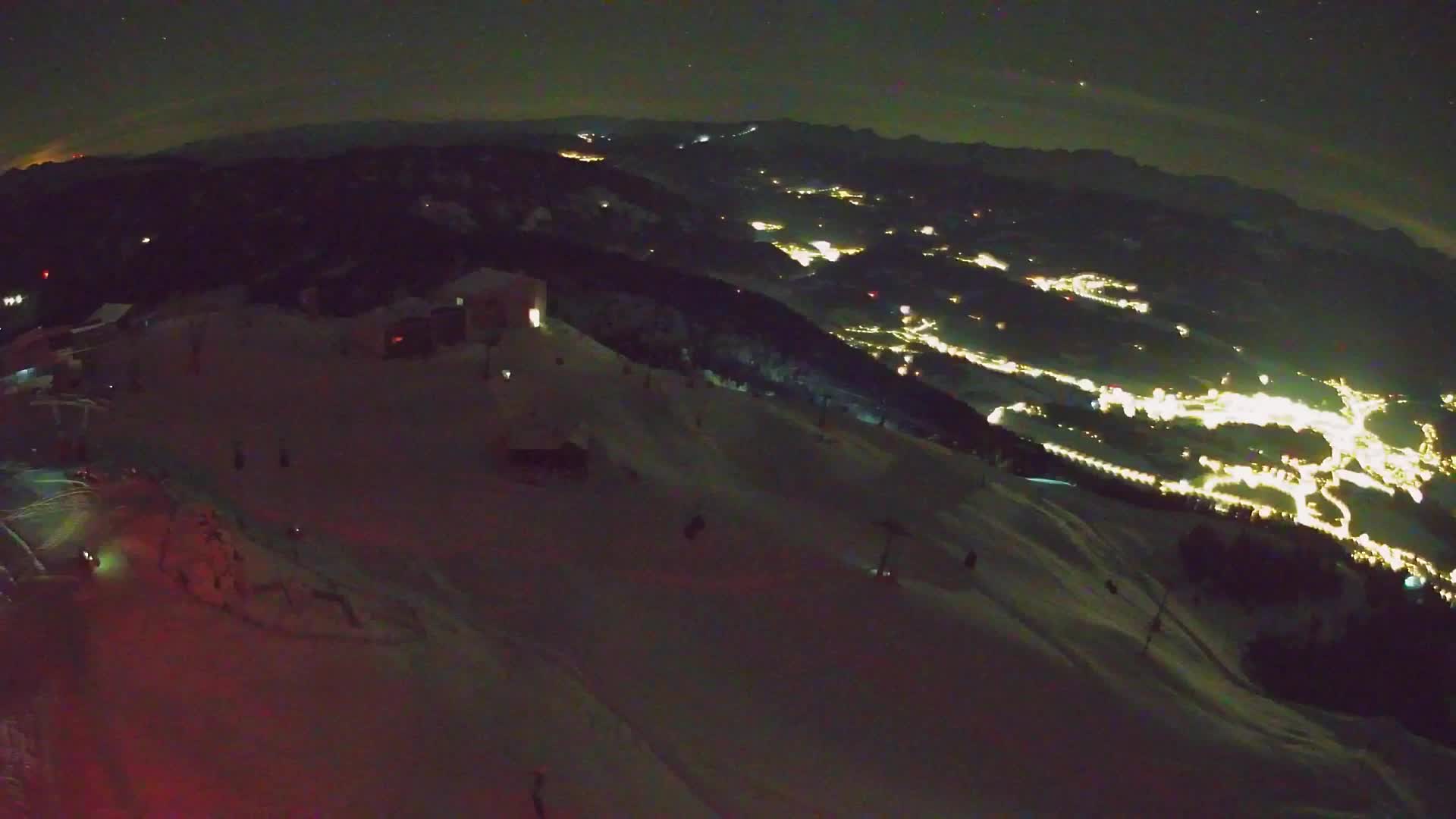 Skigebiet Kronplatz Gipfel | Blick auf Bruneck