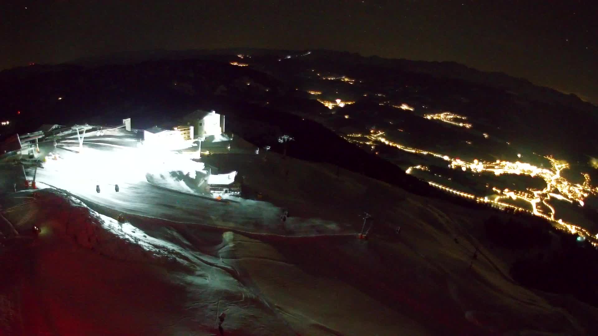 Skigebiet Kronplatz Gipfel | Blick auf Bruneck