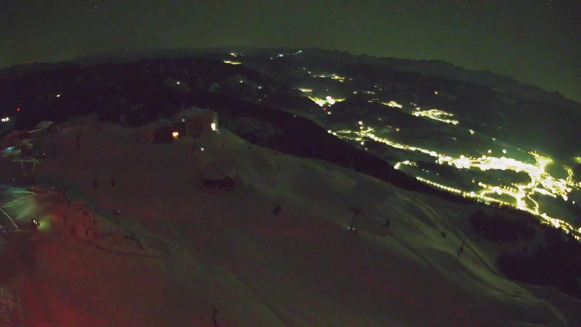 Station de ski Kronplatz sommet | vue sur Brunico