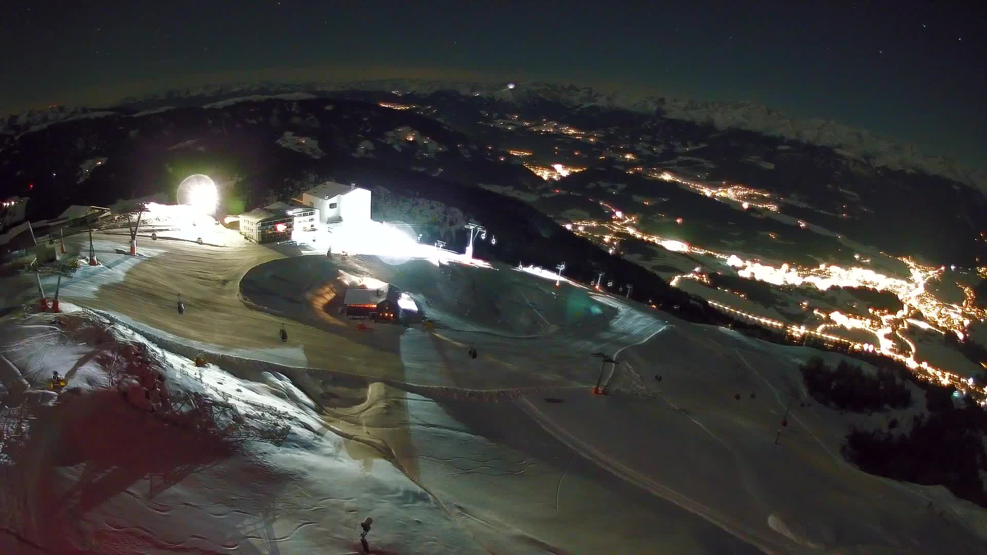 Kronplatz peak Ski resort | view to Bruneck