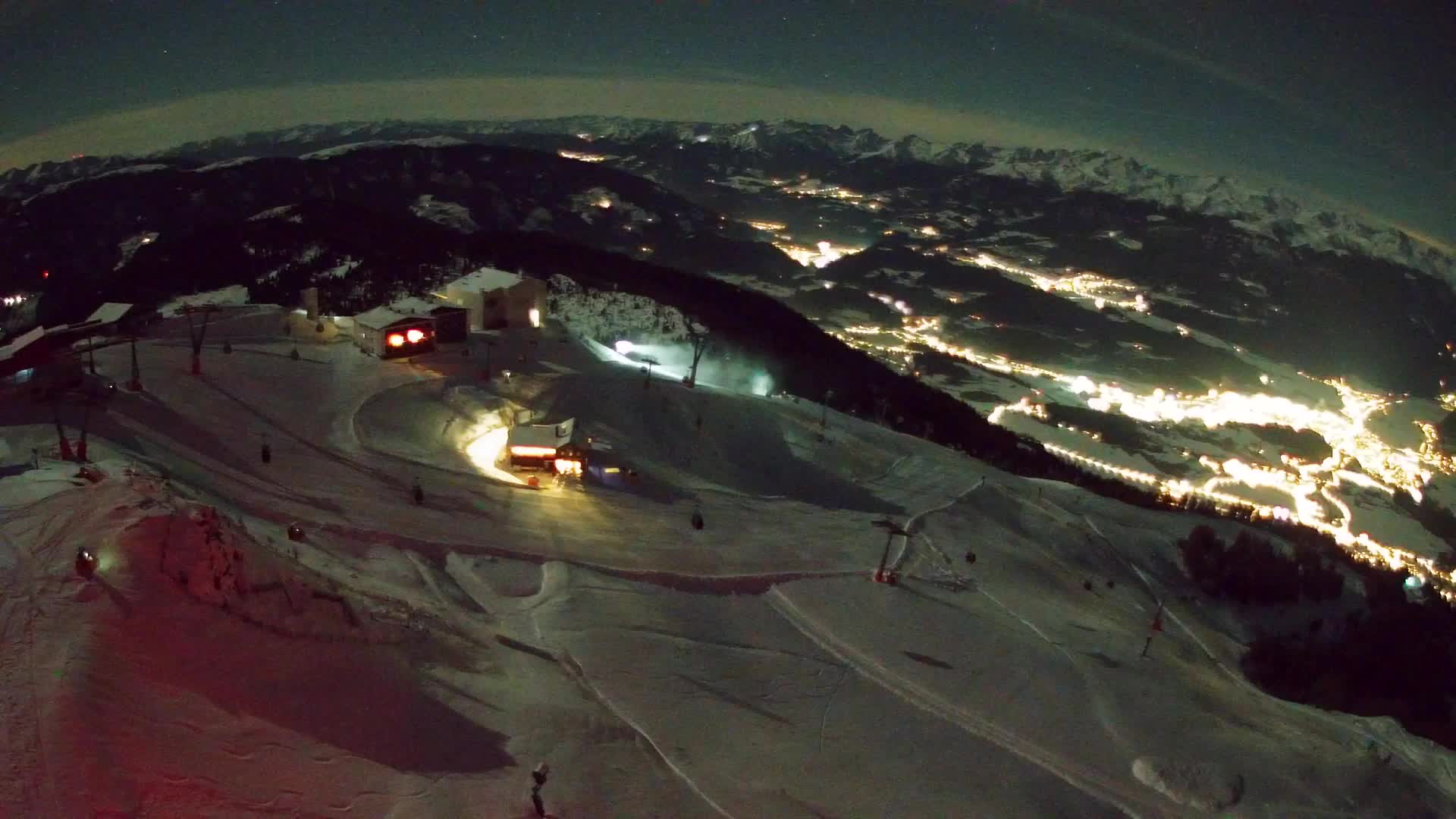 Smučišče Kronplatz – vrh | pogled na Bruneck