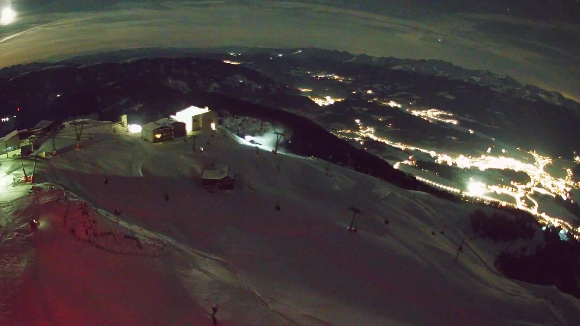 Skigebiet Kronplatz Gipfel | Blick auf Bruneck