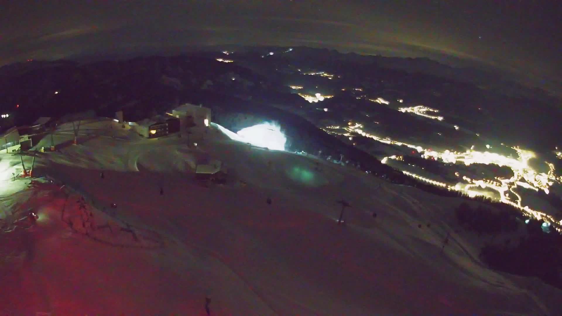 Station de ski Kronplatz sommet | vue sur Brunico
