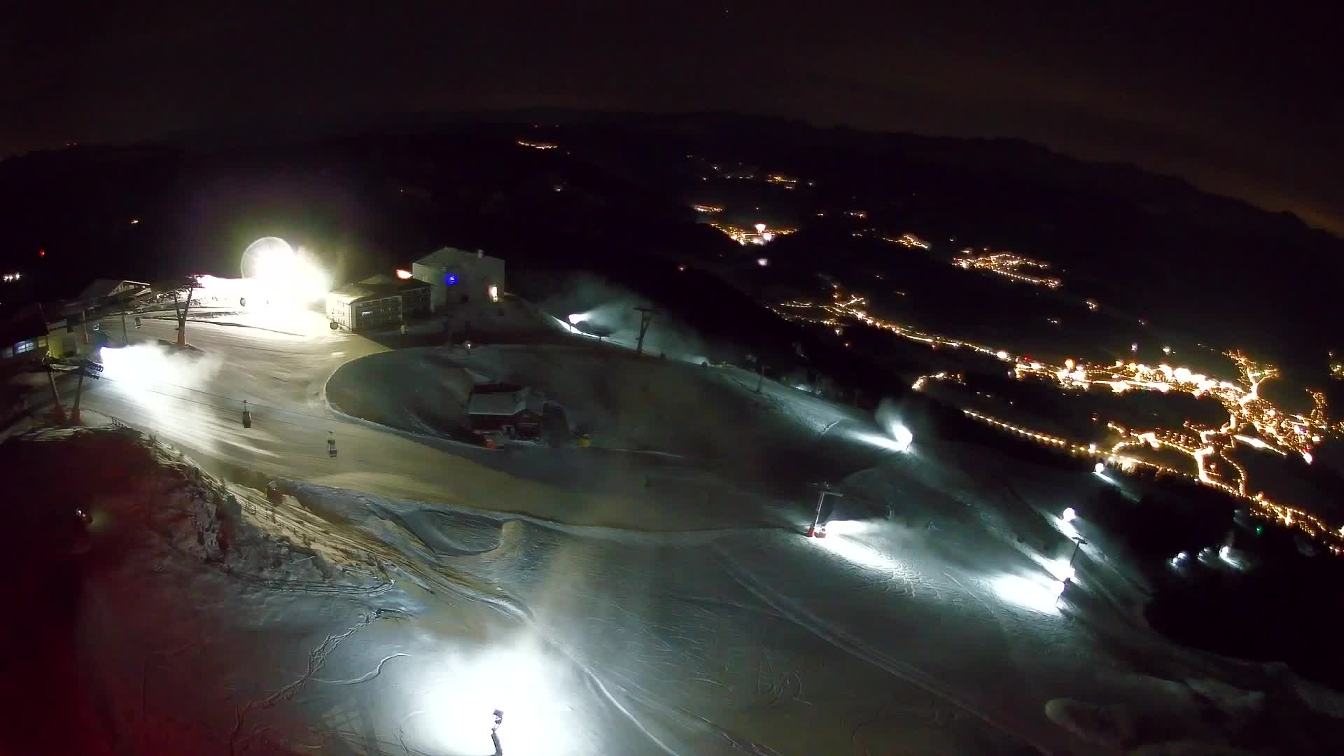 Skigebiet Kronplatz Gipfel | Blick auf Bruneck