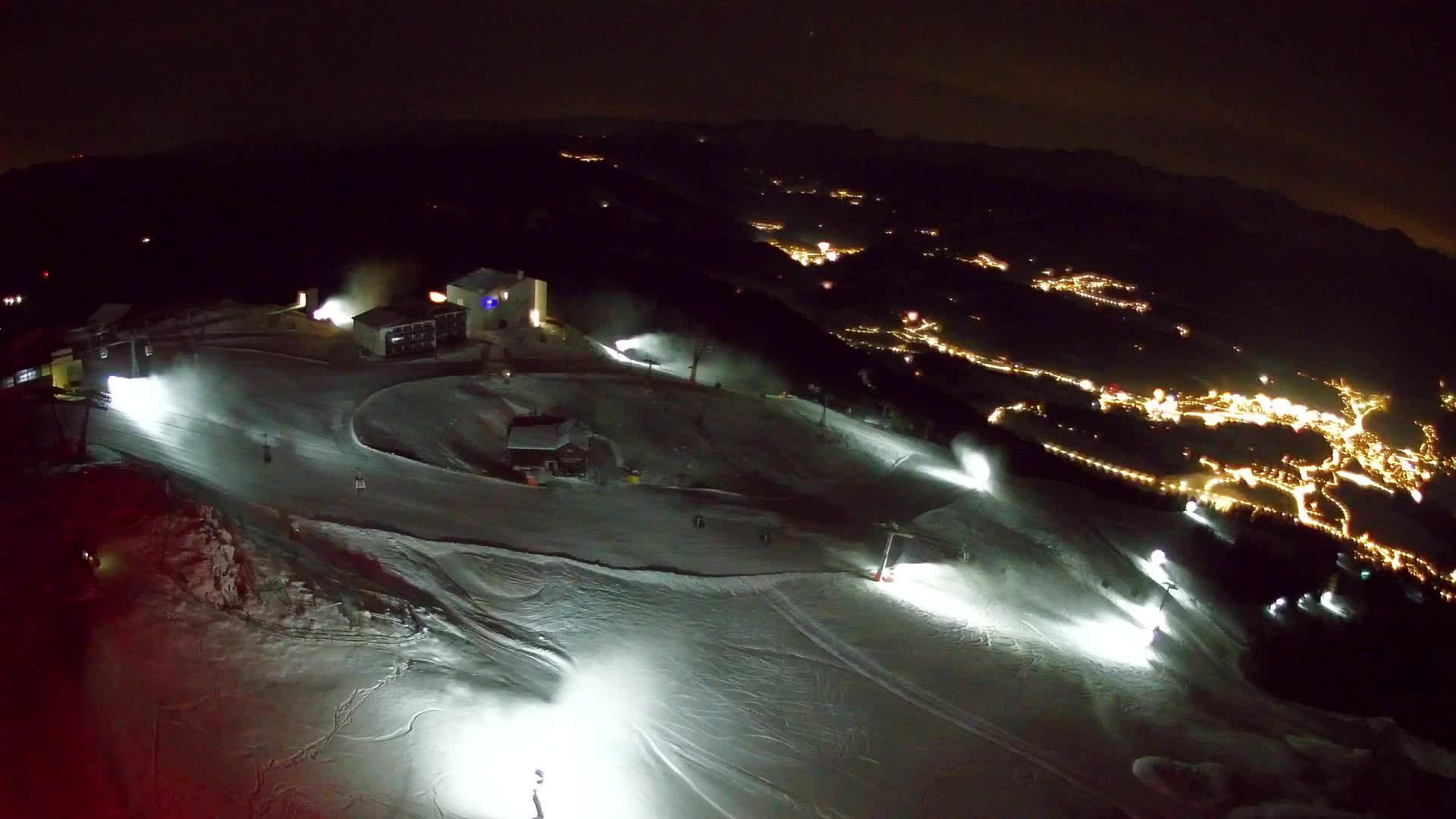 Skigebiet Kronplatz Gipfel | Blick auf Bruneck