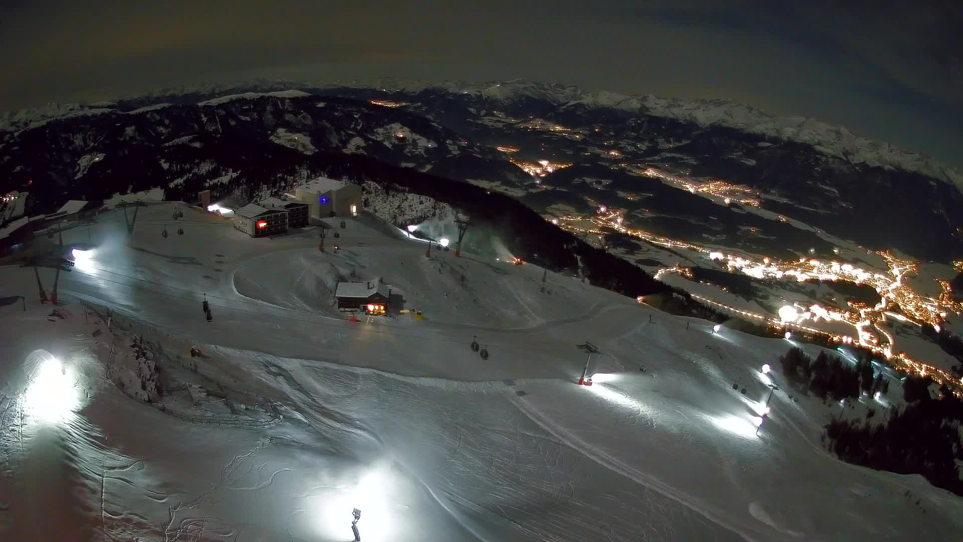 Skigebiet Kronplatz Gipfel | Blick auf Bruneck