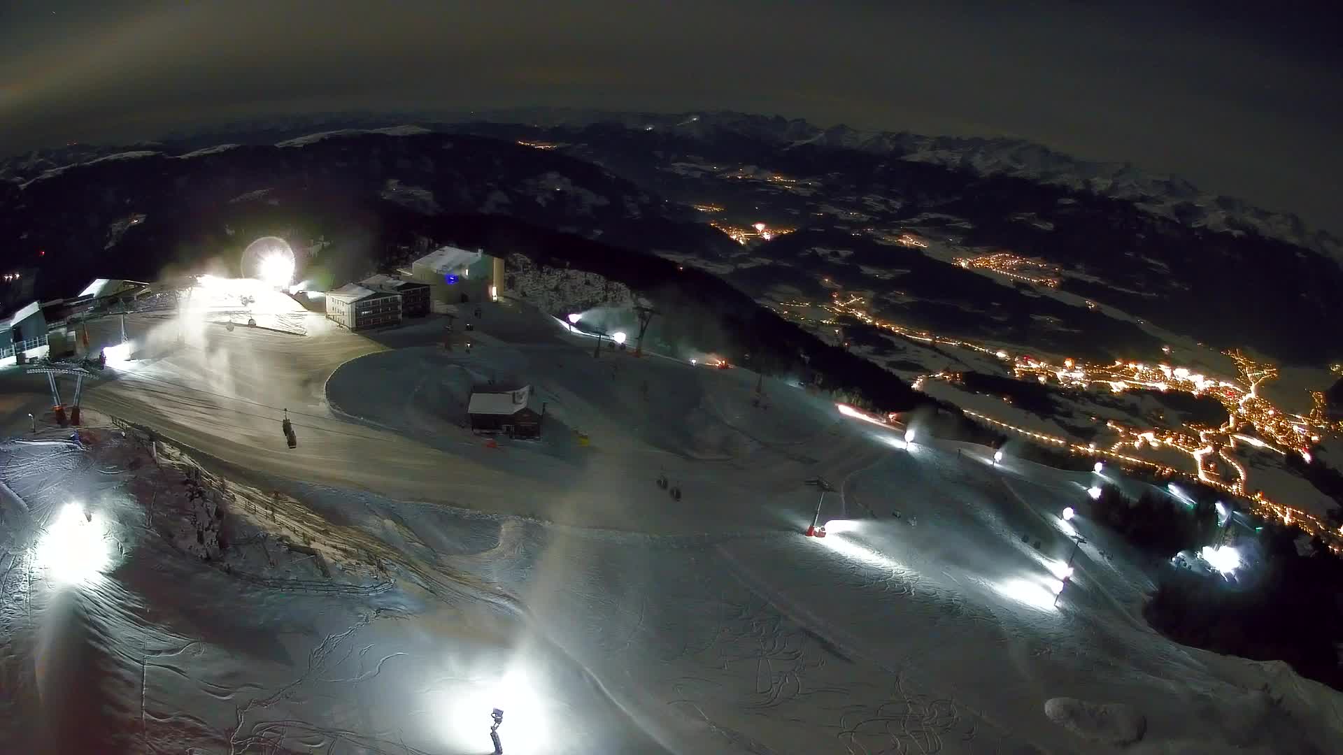 Kronplatz peak Ski resort | view to Bruneck