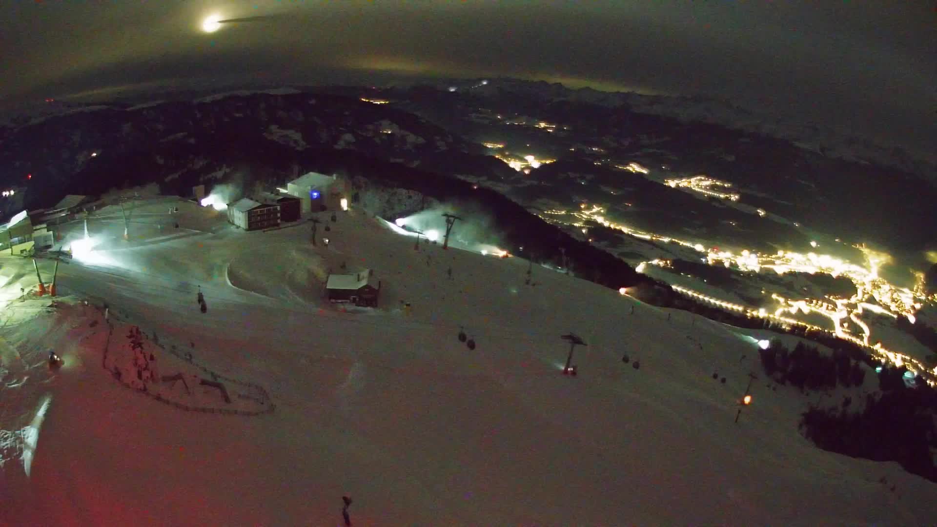 Kronplatz peak Ski resort | view to Bruneck