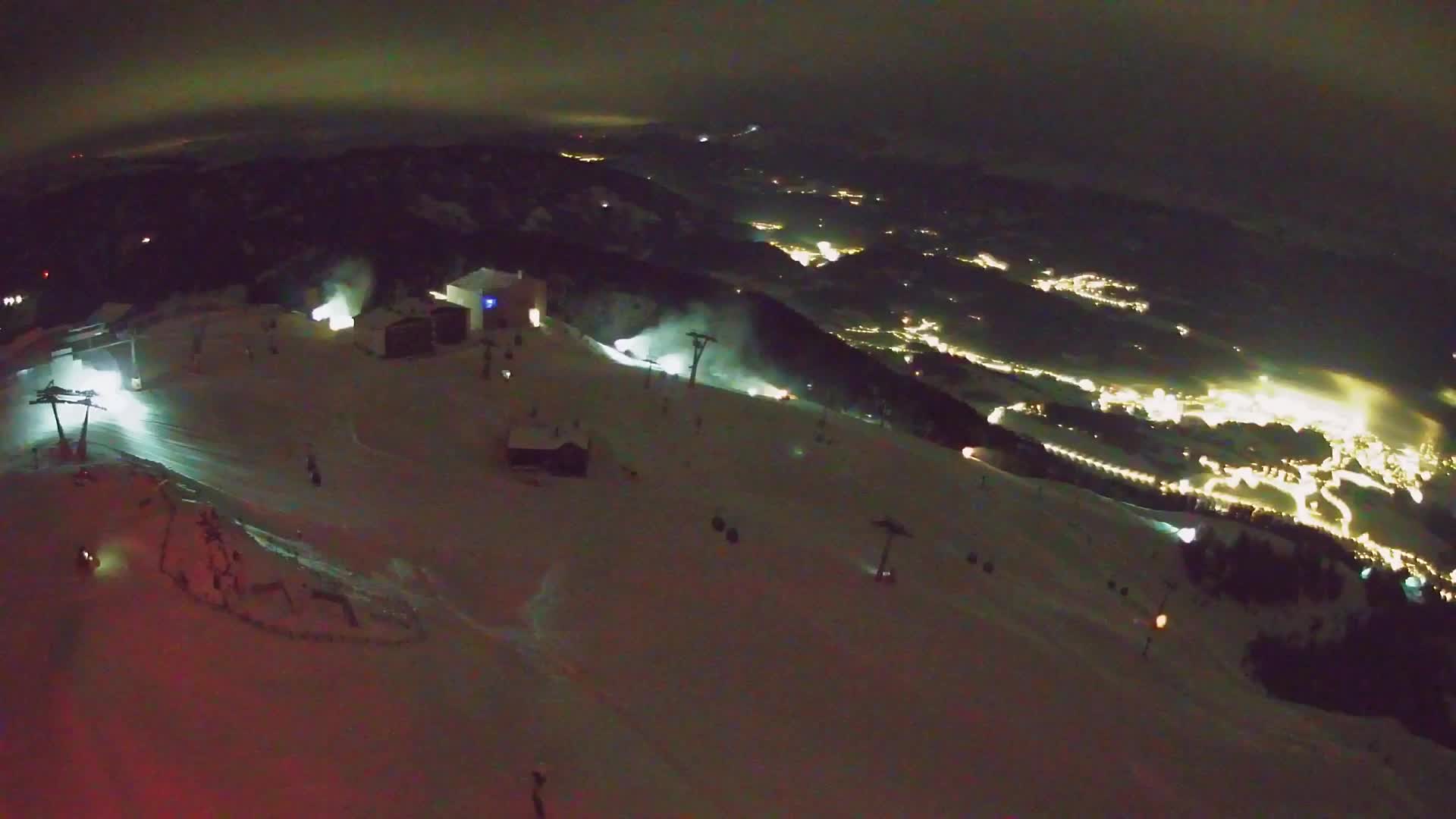 Kronplatz peak Ski resort | view to Bruneck
