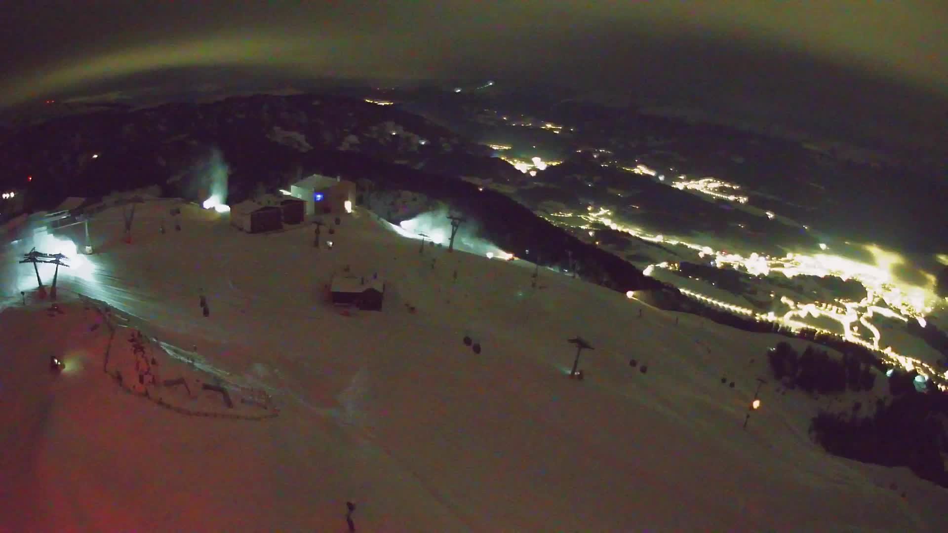 Kronplatz peak Ski resort | view to Bruneck